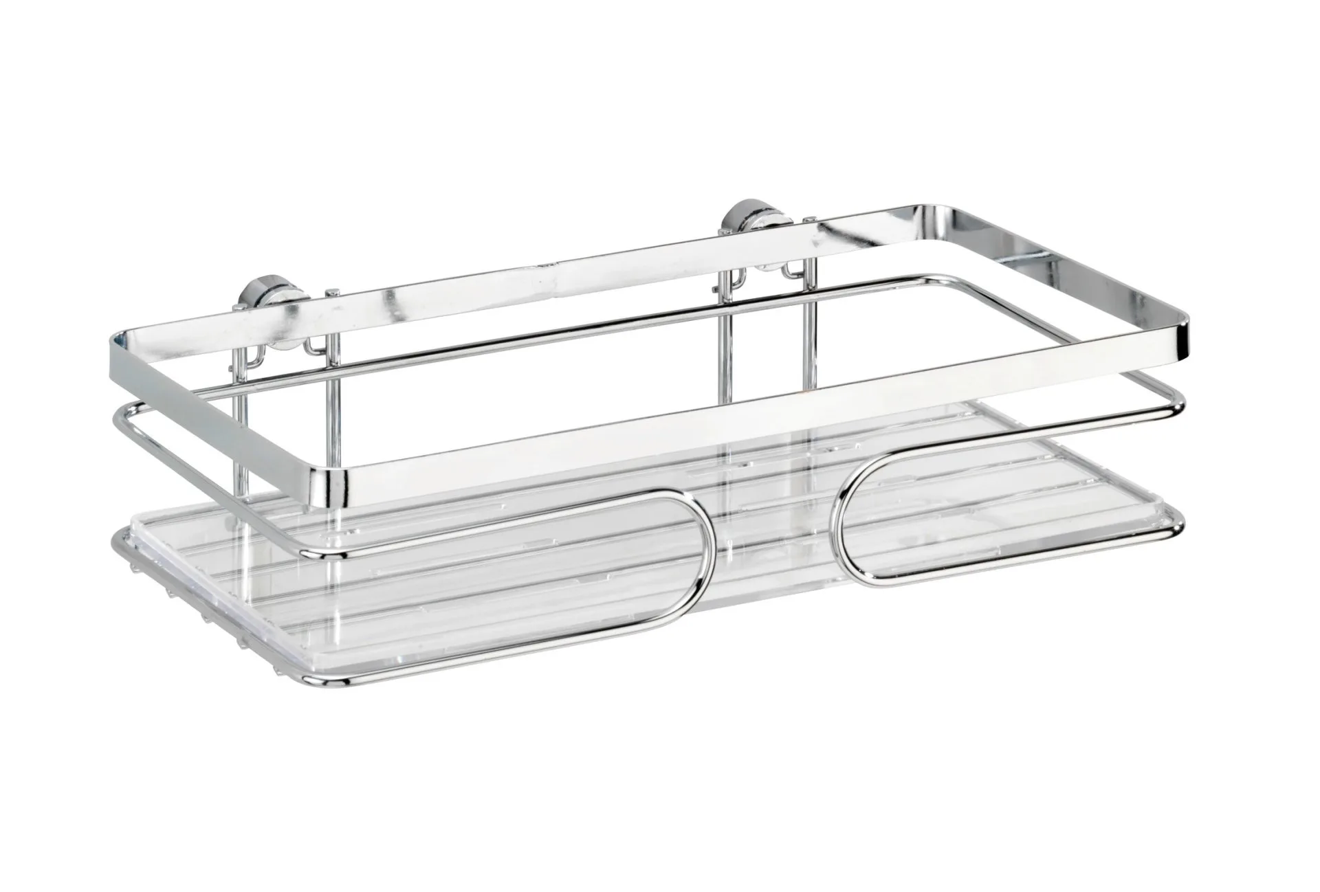 WENKO PREMIUM Duschablage, Chrom, Edelstahl rostfrei