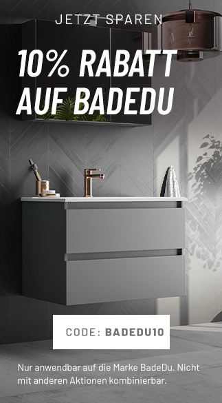 10 % Rabatt auf BadeDu mit Code BADEDU10