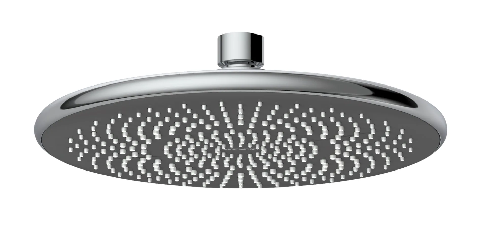 WENKO Duschkopf Regendusche Ø 22,5 cm, Chrom, mit Wassersparsystem, 3 verschiedene Wasserstrahlarten