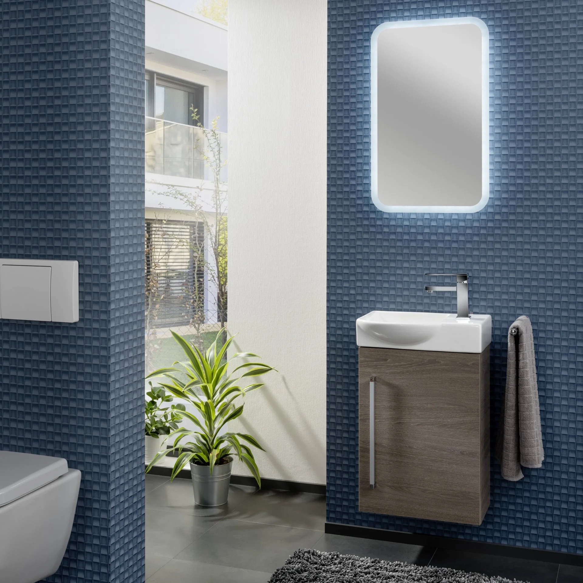 LANZET K3 LED Spiegel 45 cm breit