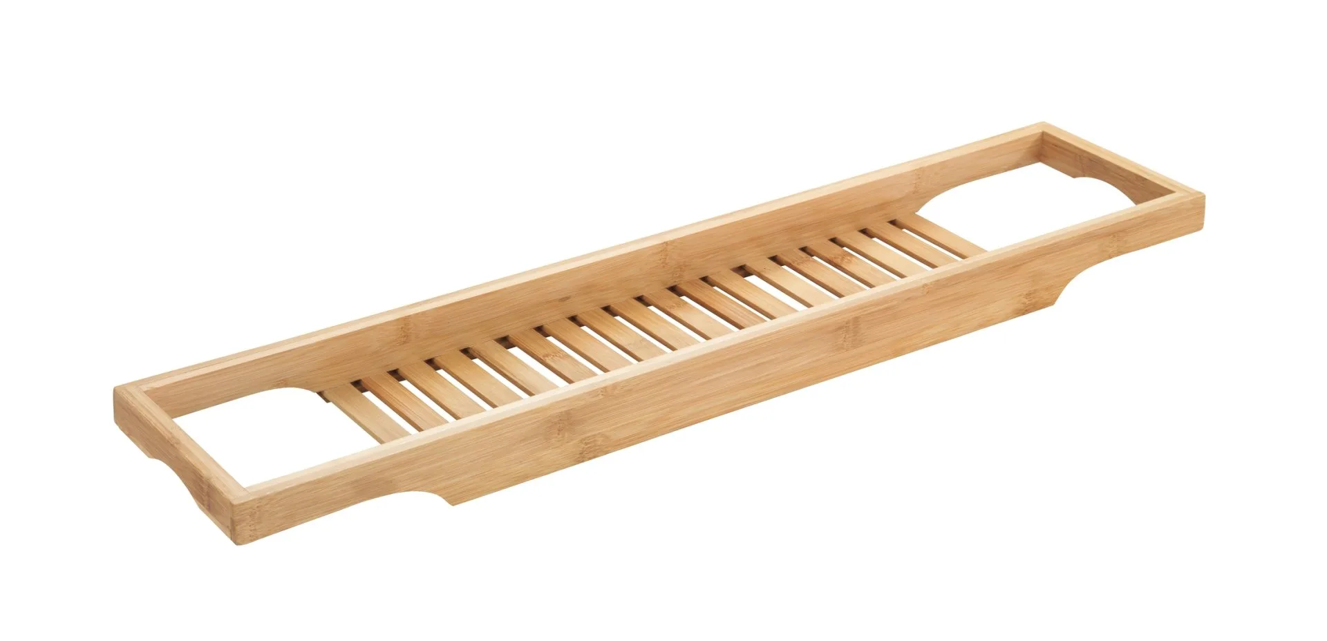 WENKO BAMBUSA Badewannenablage, Braun, aus Bambus