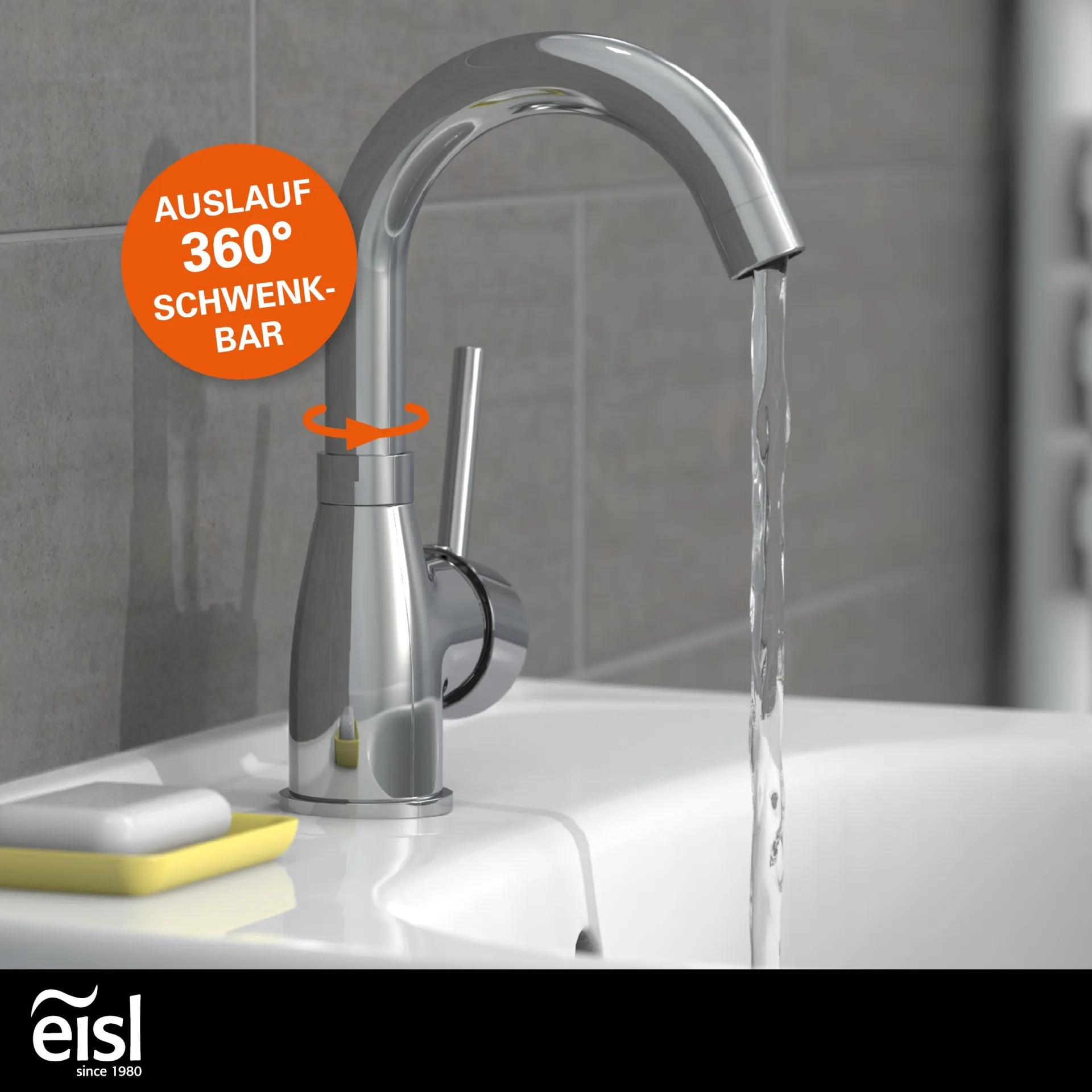 EISL FUTURA Waschtischarmatur, Chrom, Niederdruck