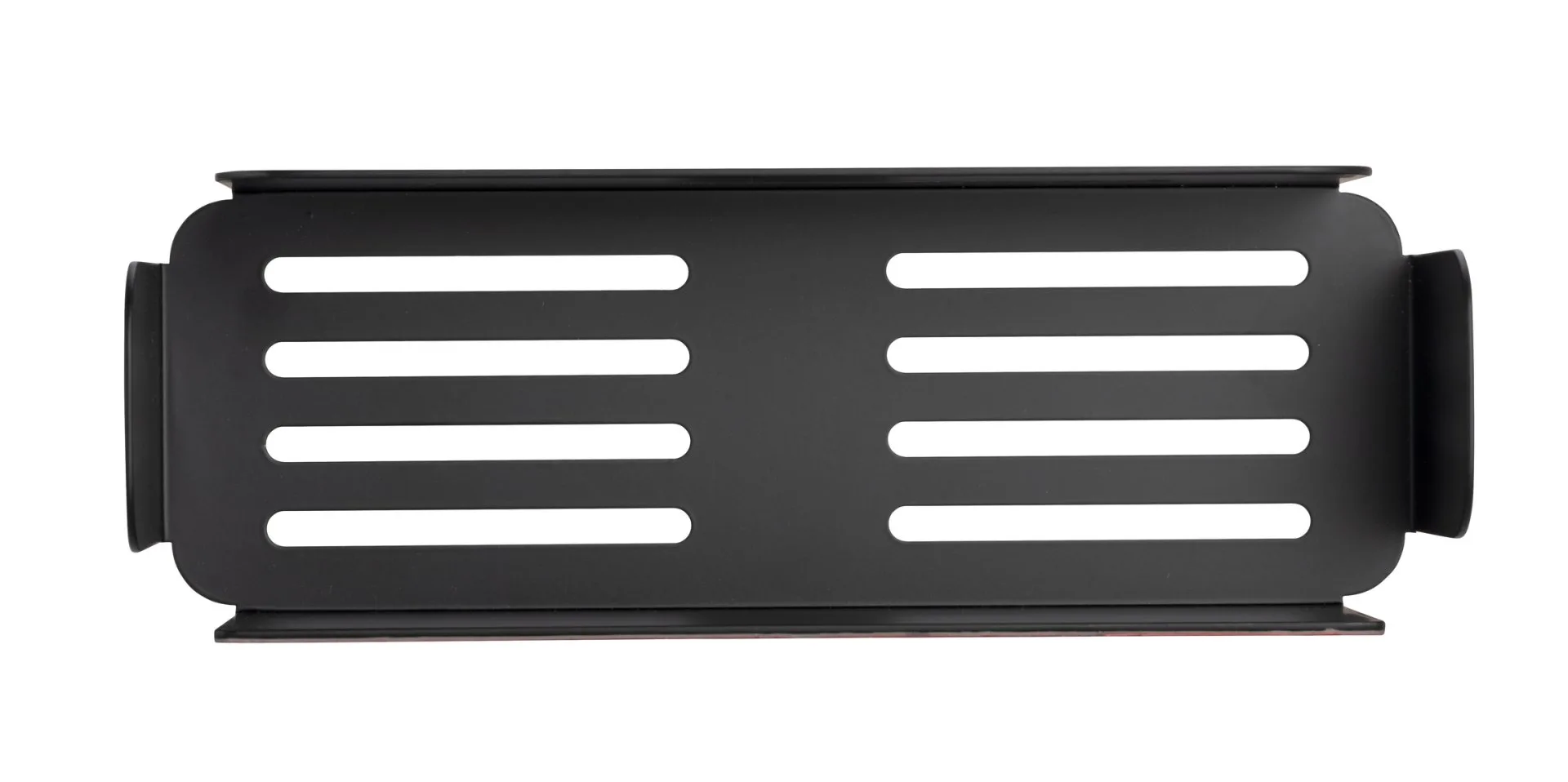 WENKO BIVIO Duschablage 30 cm breit, Schwarz matt, Befestigen ohne Bohren