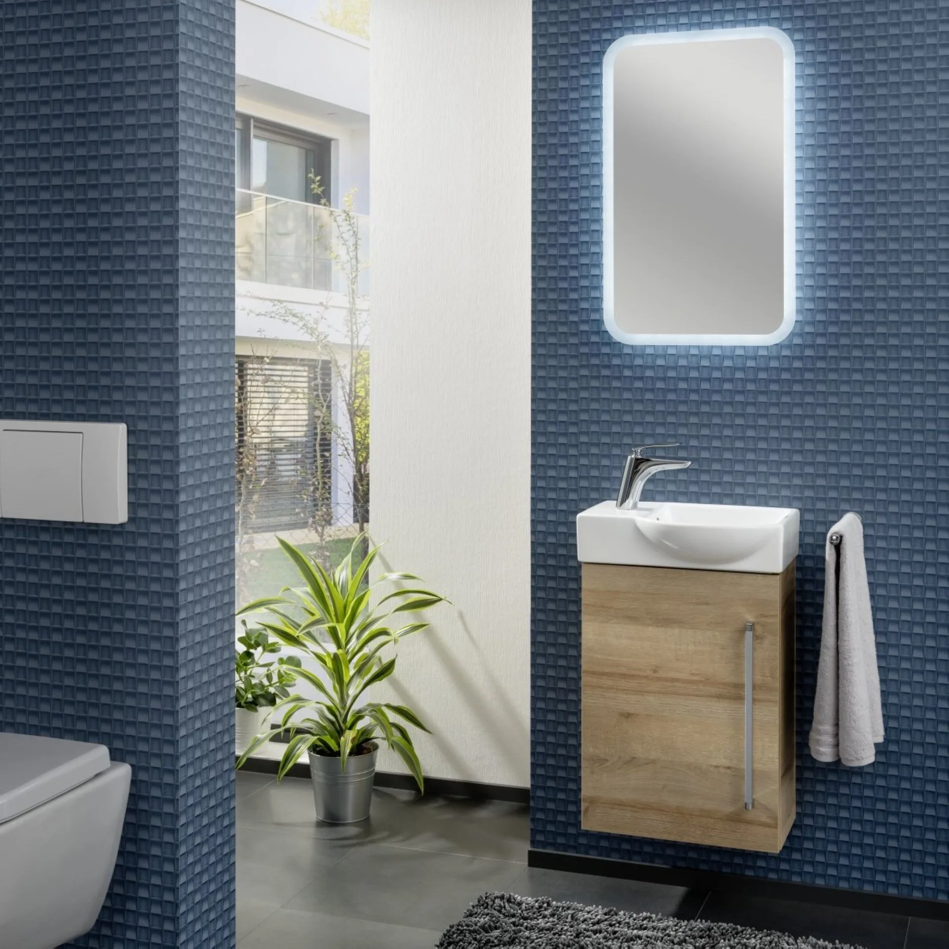 LANZET K3 LED Spiegel 45 cm breit