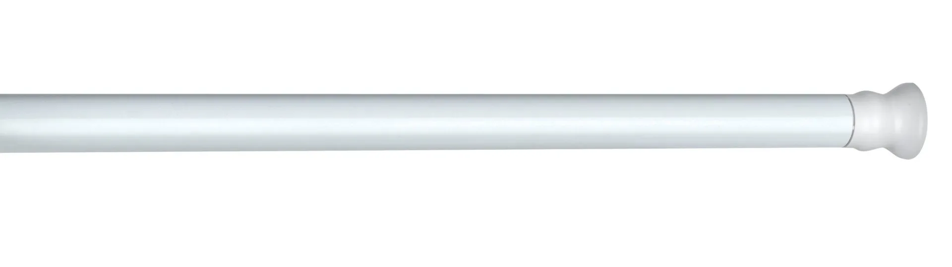 WENKO Teleskop Duschstange extra stark Weiß, 110 - 185 cm