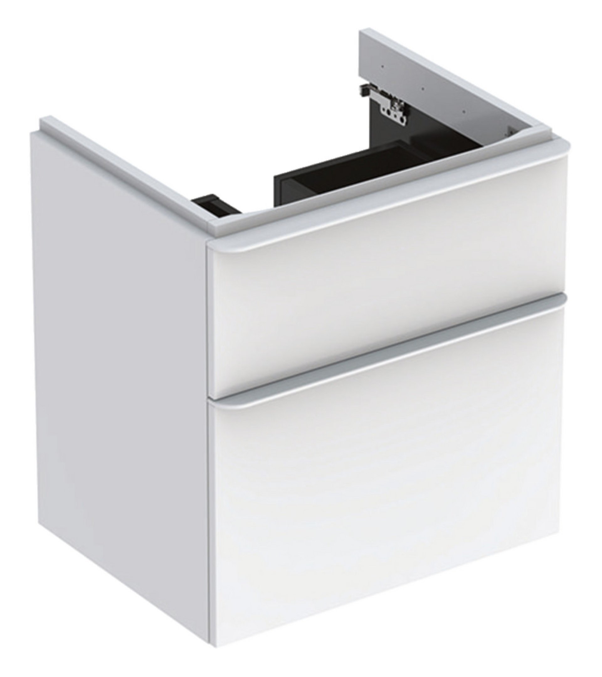 GEBERIT SMYLE SQUARE Waschbeckenunterschrank 58,4 cm breit, Weiß