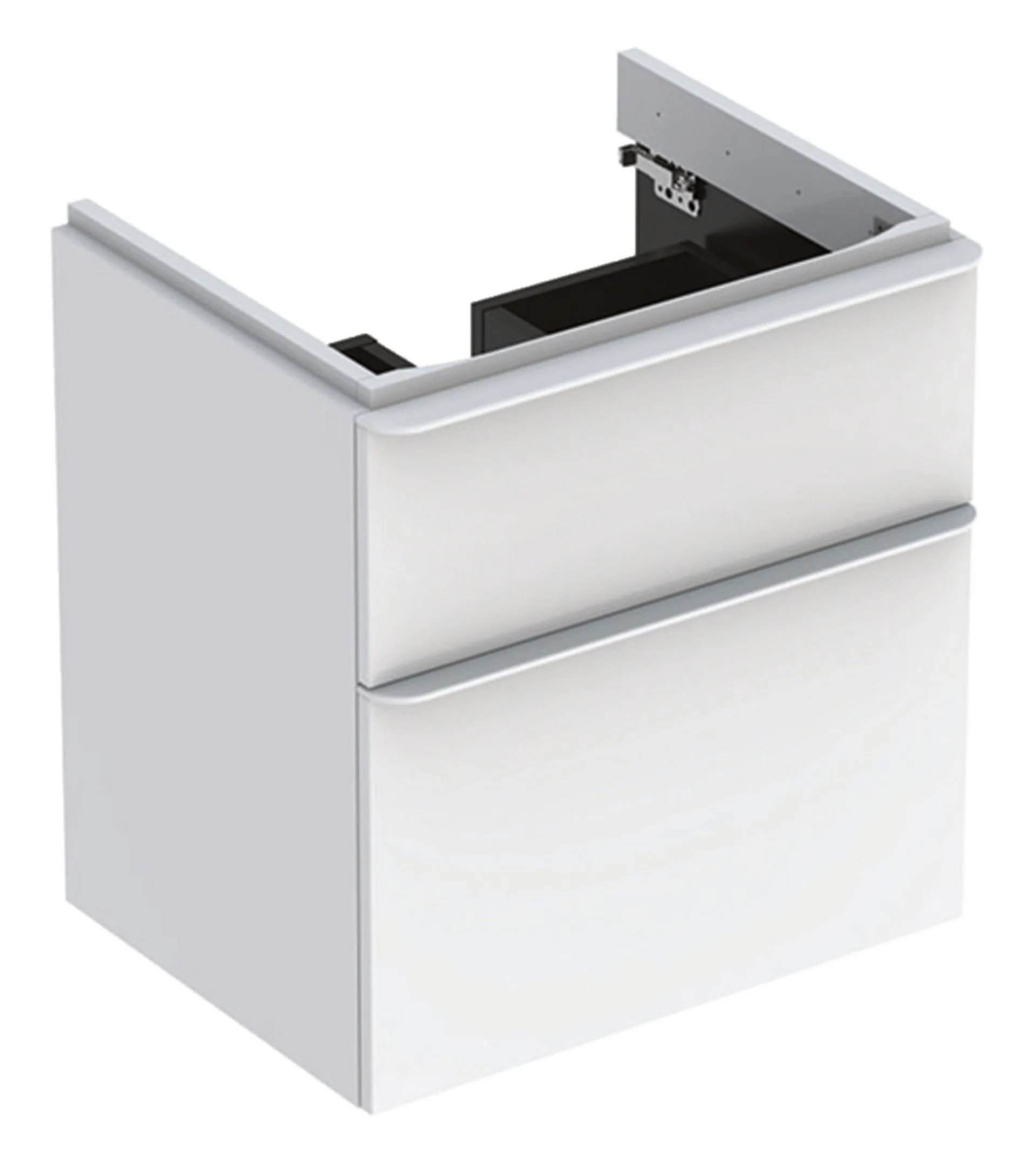GEBERIT SMYLE SQUARE Waschbeckenunterschrank 58,4 cm breit, Weiß