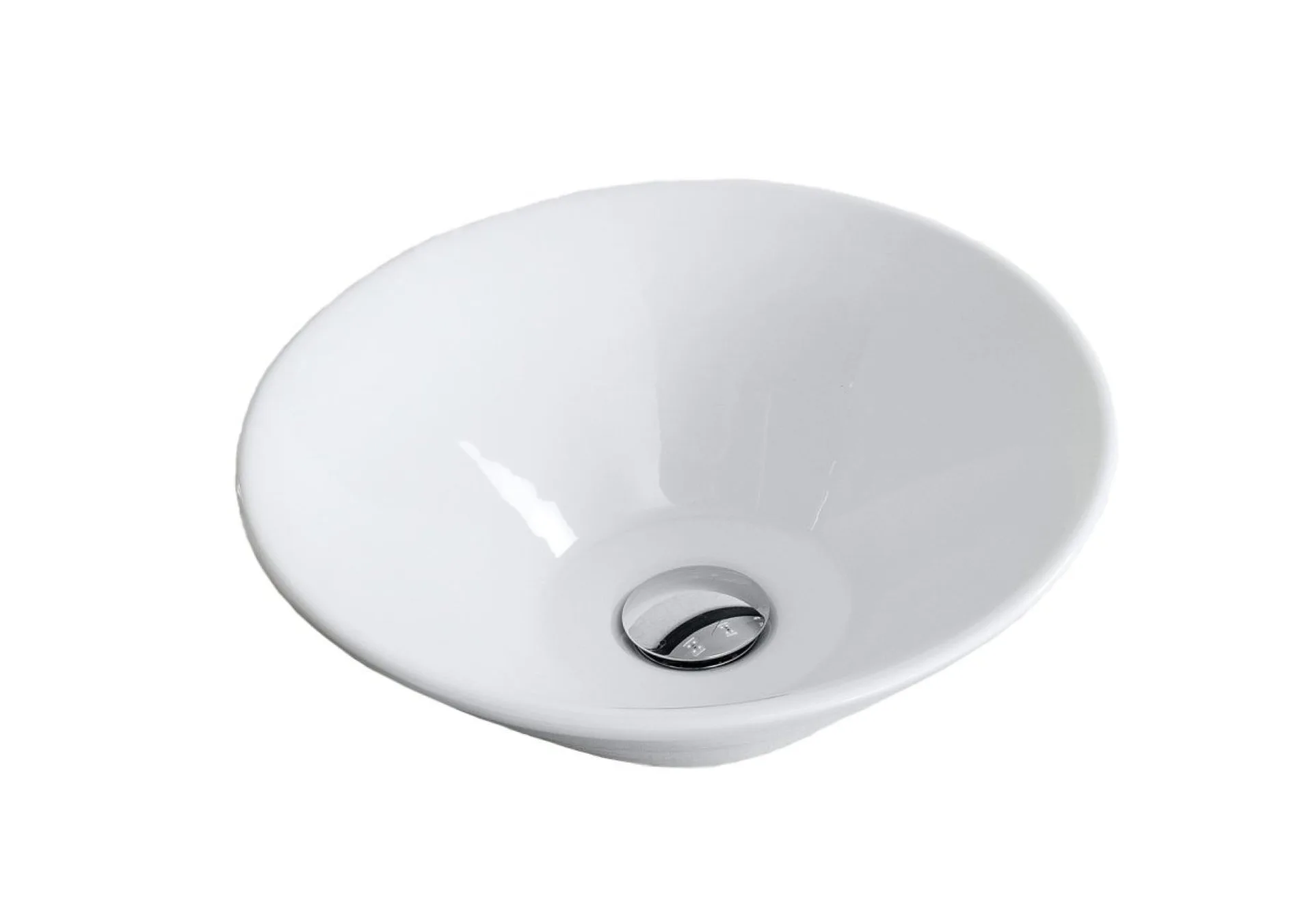 FACKELMANN ix! Aufsatzwaschbecken Ø 42 cm, Keramik, rund