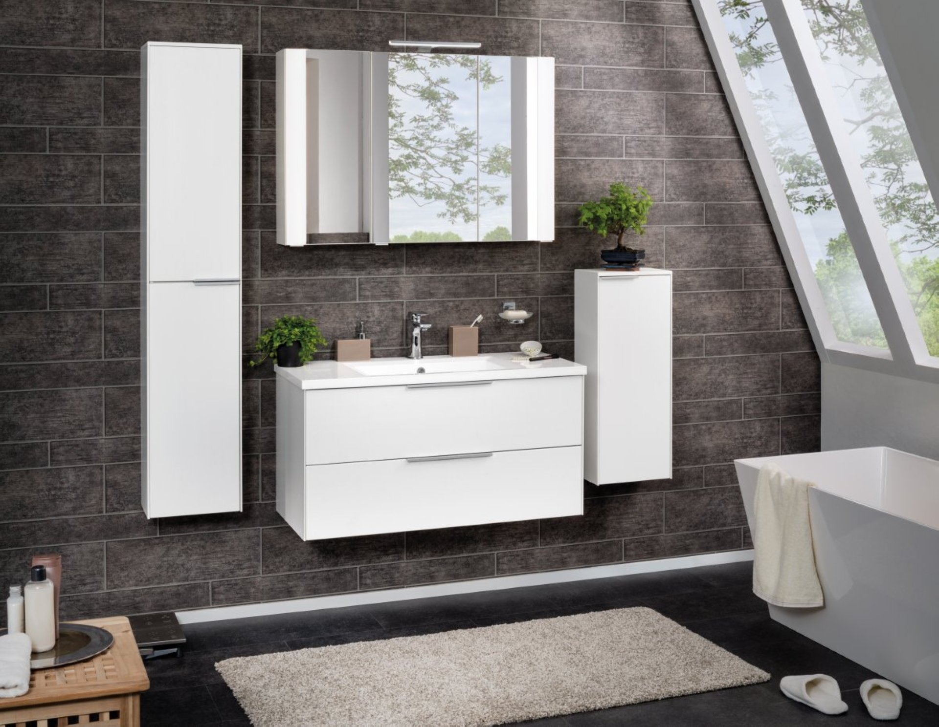 Fackelmann LED Aufsatzleuchte 34 cm