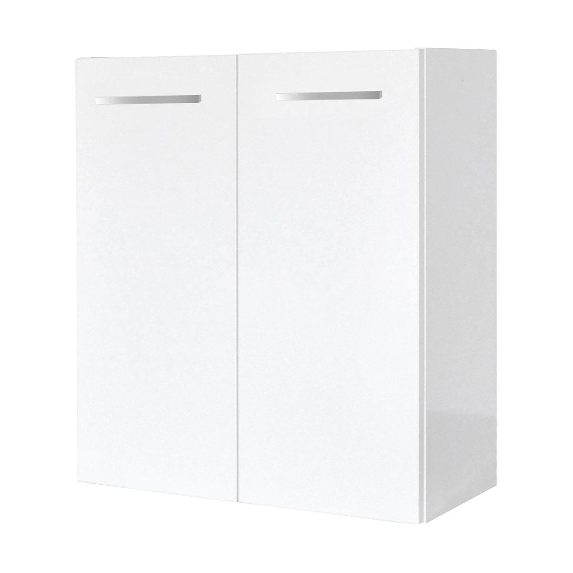 Fackelmann SBC SCENO Waschbeckenunterschrank 55 cm, Weiß, 2 Türen