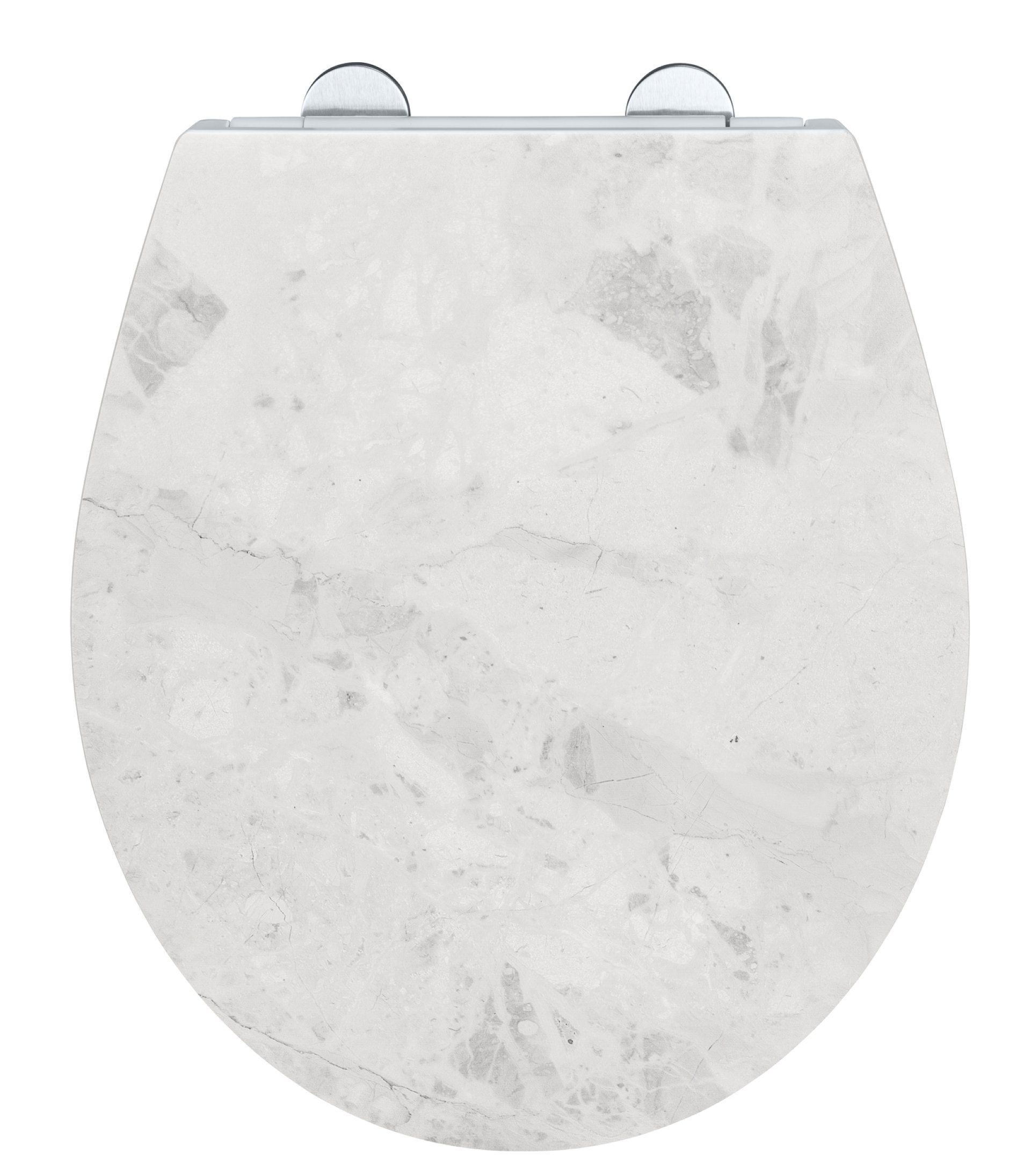 WENKO MARBLE WC-Sitz, Weiß, mit Absenkautomatik