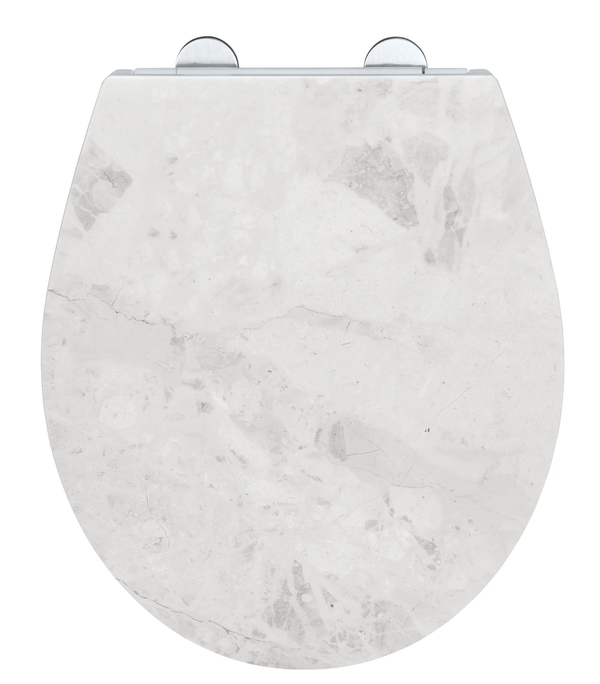 WENKO MARBLE WC-Sitz, Weiß, mit Absenkautomatik