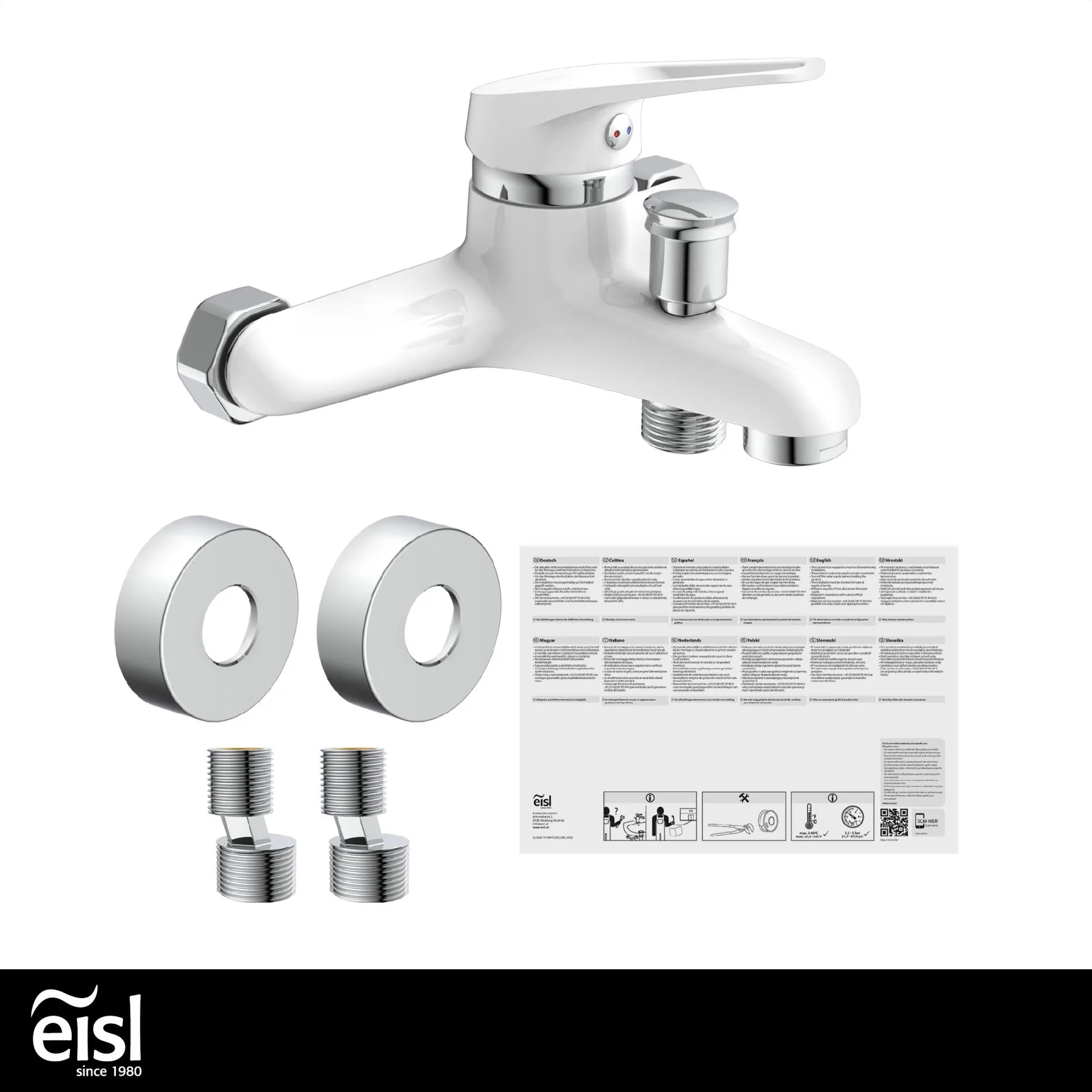 EISL SPEED Badewannenarmatur, Chrom