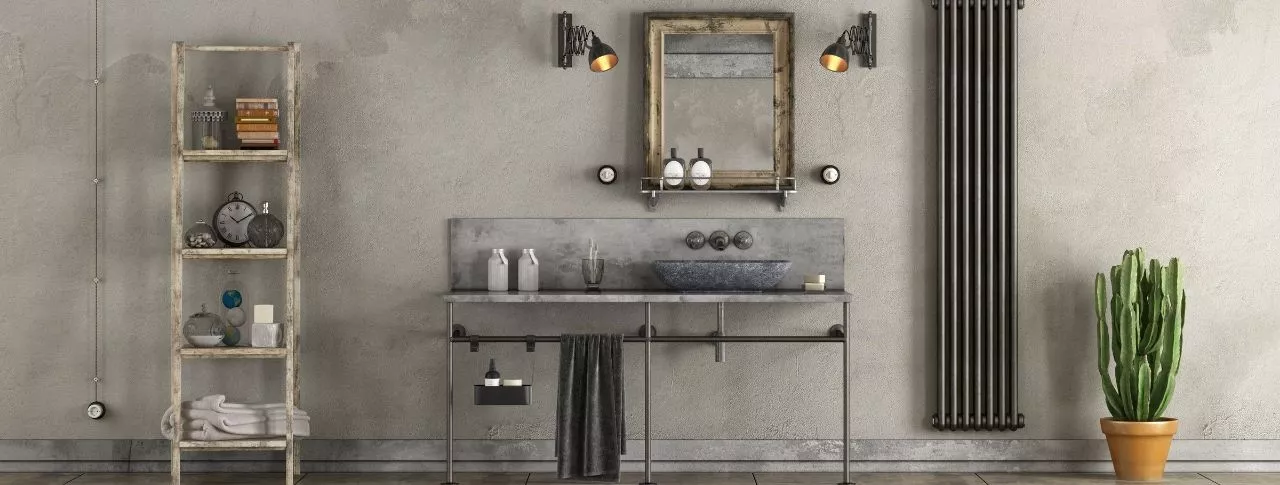 Deine Badeinrichtung im industriellen Stil