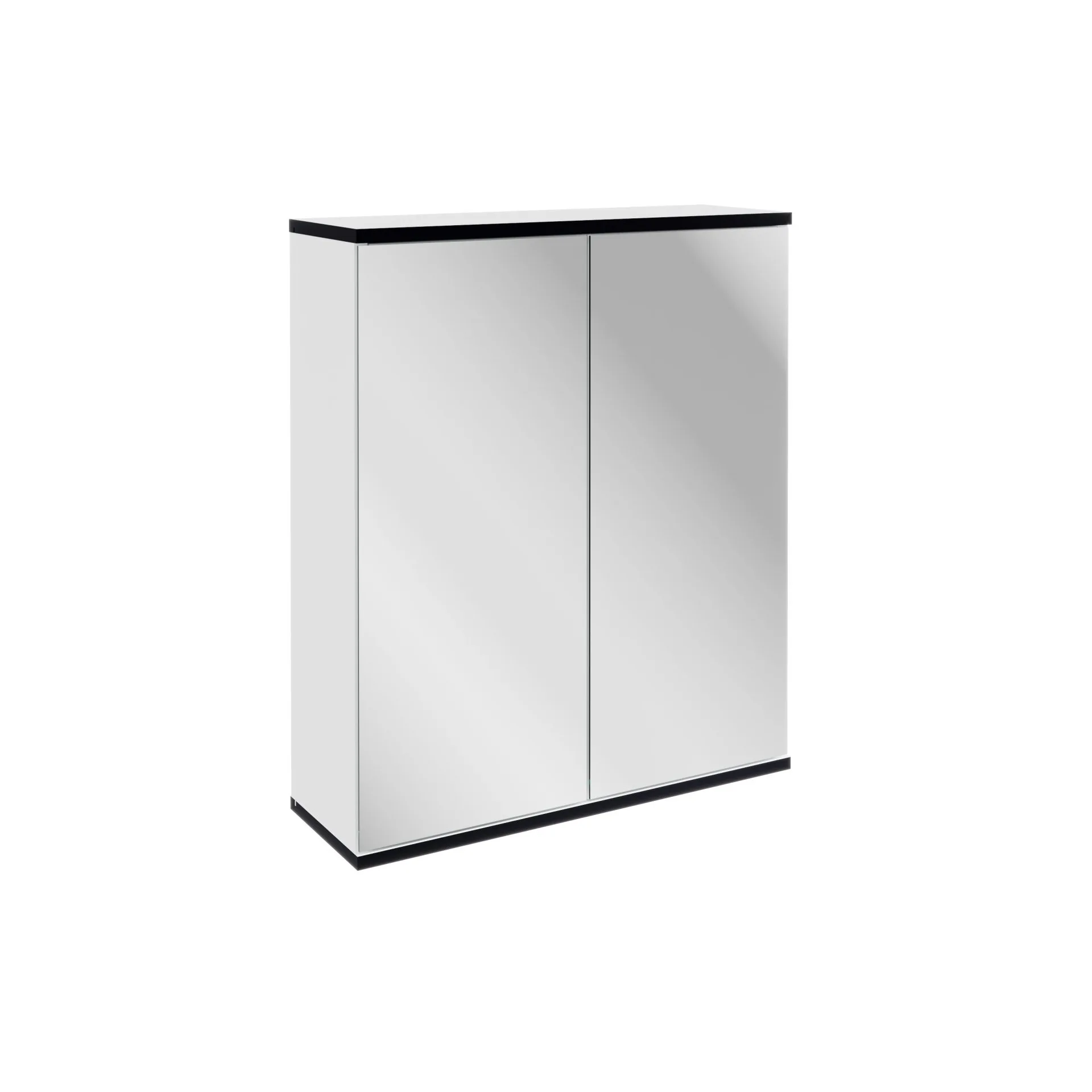 FACKELMANN TE-A Spiegelschrank 60 cm breit, Weiß