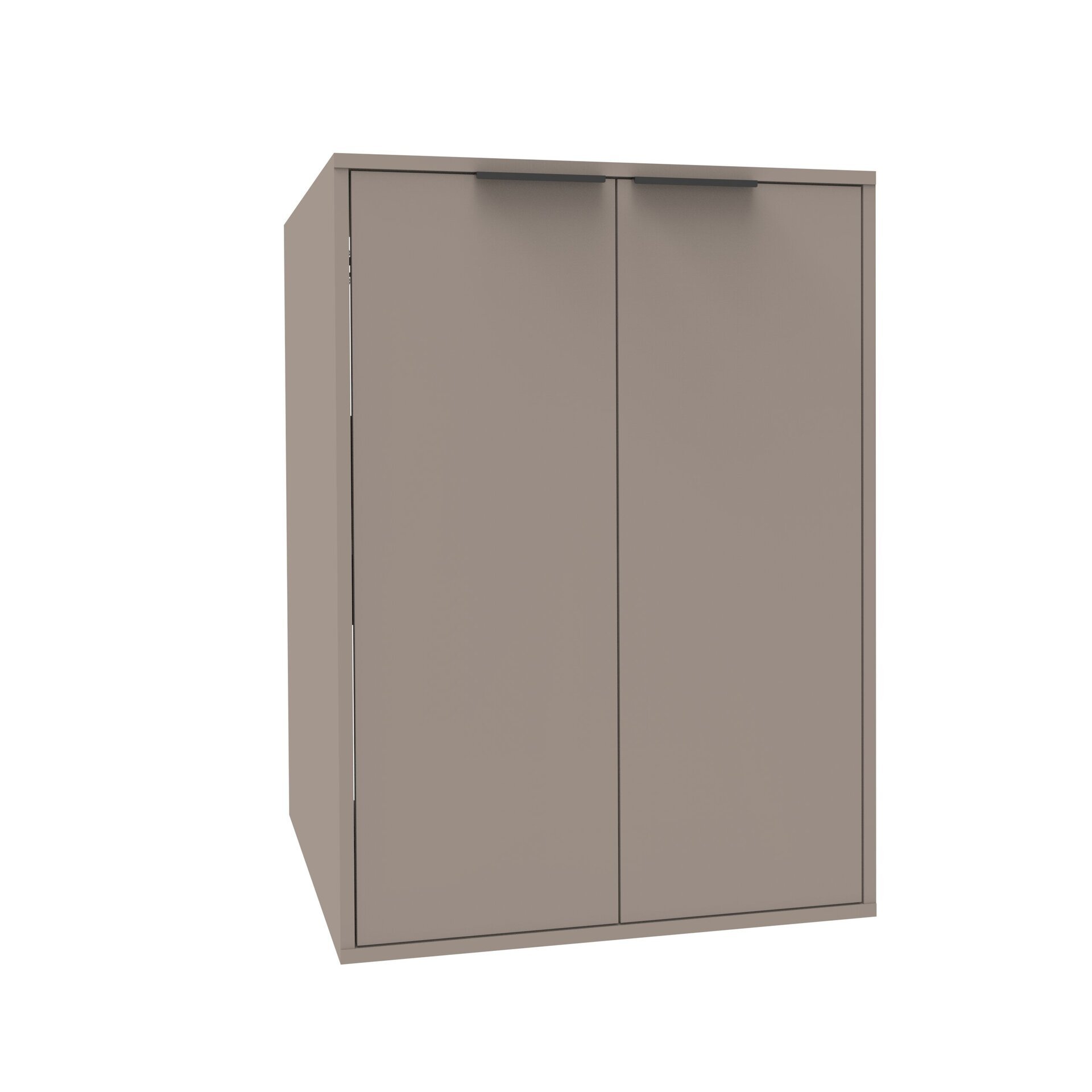 FACKELMANN Waschmaschinen Aufsatzschrank 65 cm breit, Grau