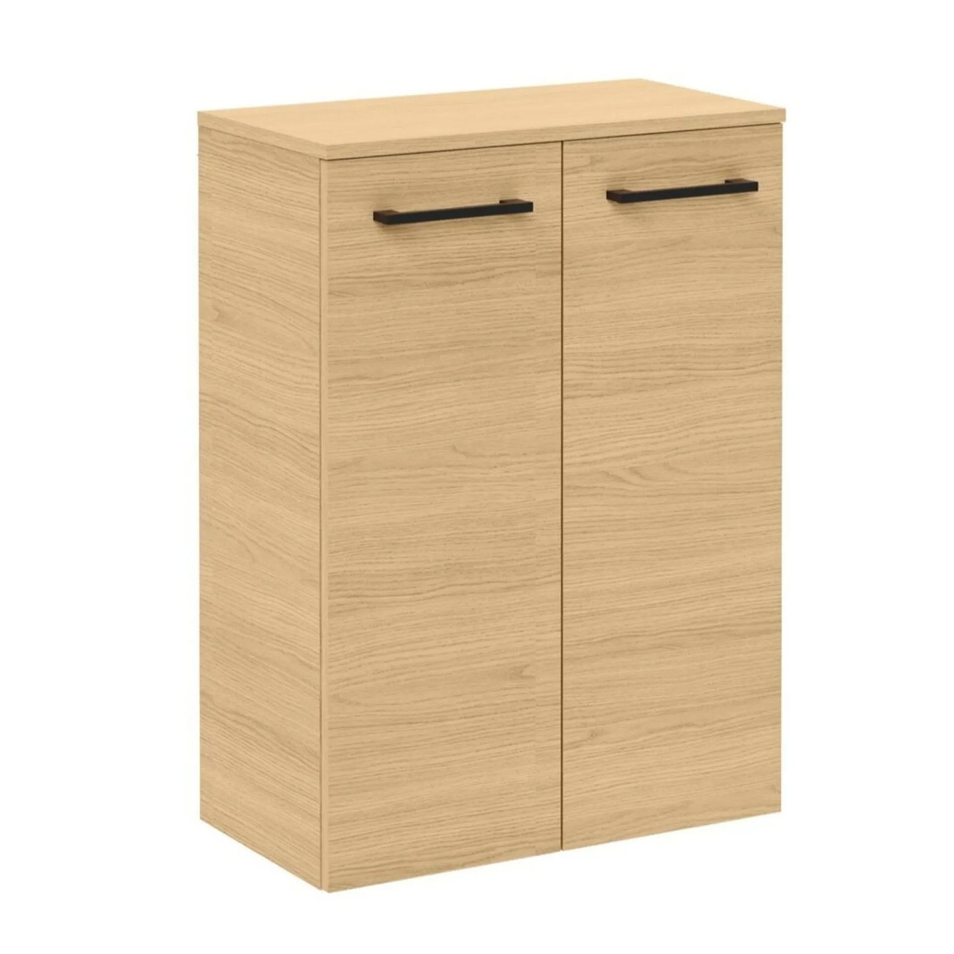 FACKELMANN B.ROUND Doppel Midischrank 60 cm breit, Braun