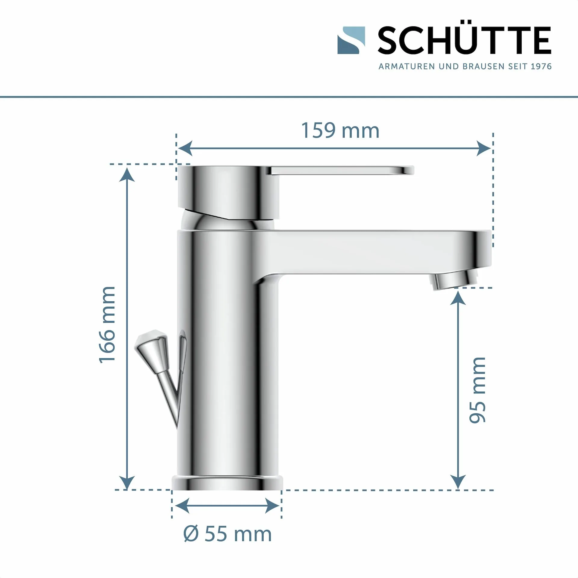 Schütte ELEPHANT Waschtischarmatur, Chrom