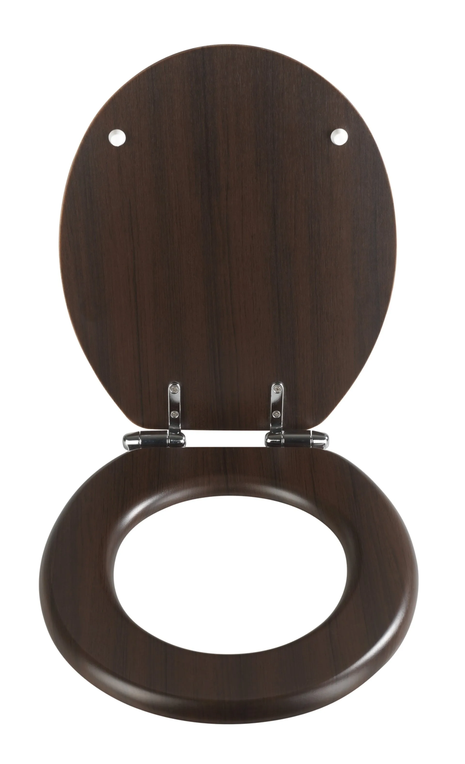 WENKO WENGE WC-Sitz, Braun, mit Absenkautomatik