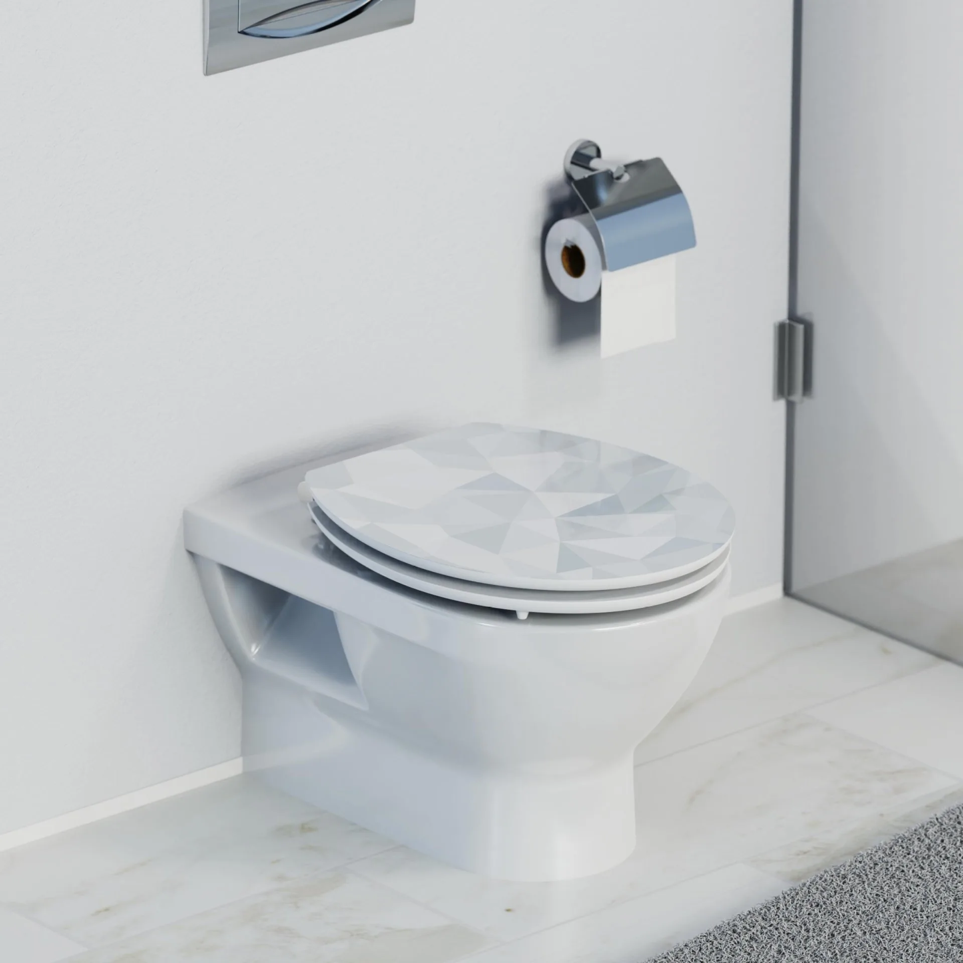 SCHÜTTE DIAMOND WC-Sitz, MDF HG, mit Absenkautomatik