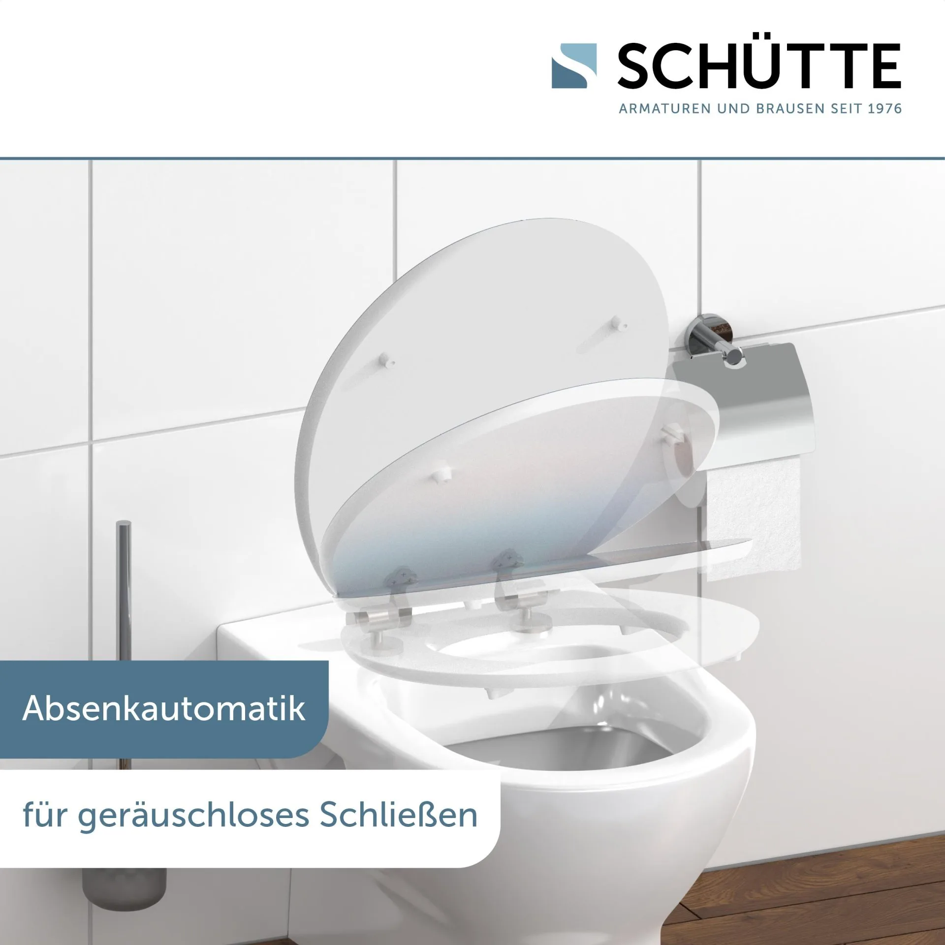 SCHÜTTE POLAR LIGHTS WC-Sitz, MDF HG, mit Absenkautomatik