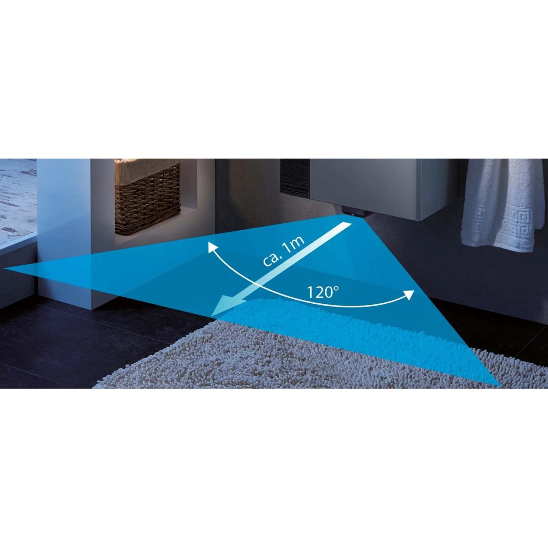 LANZET K8 Gäste WC Waschtisch Set 60 cm breit, Anthrazit, Waschbecken Keramik Weiß, Türanschlag rechts