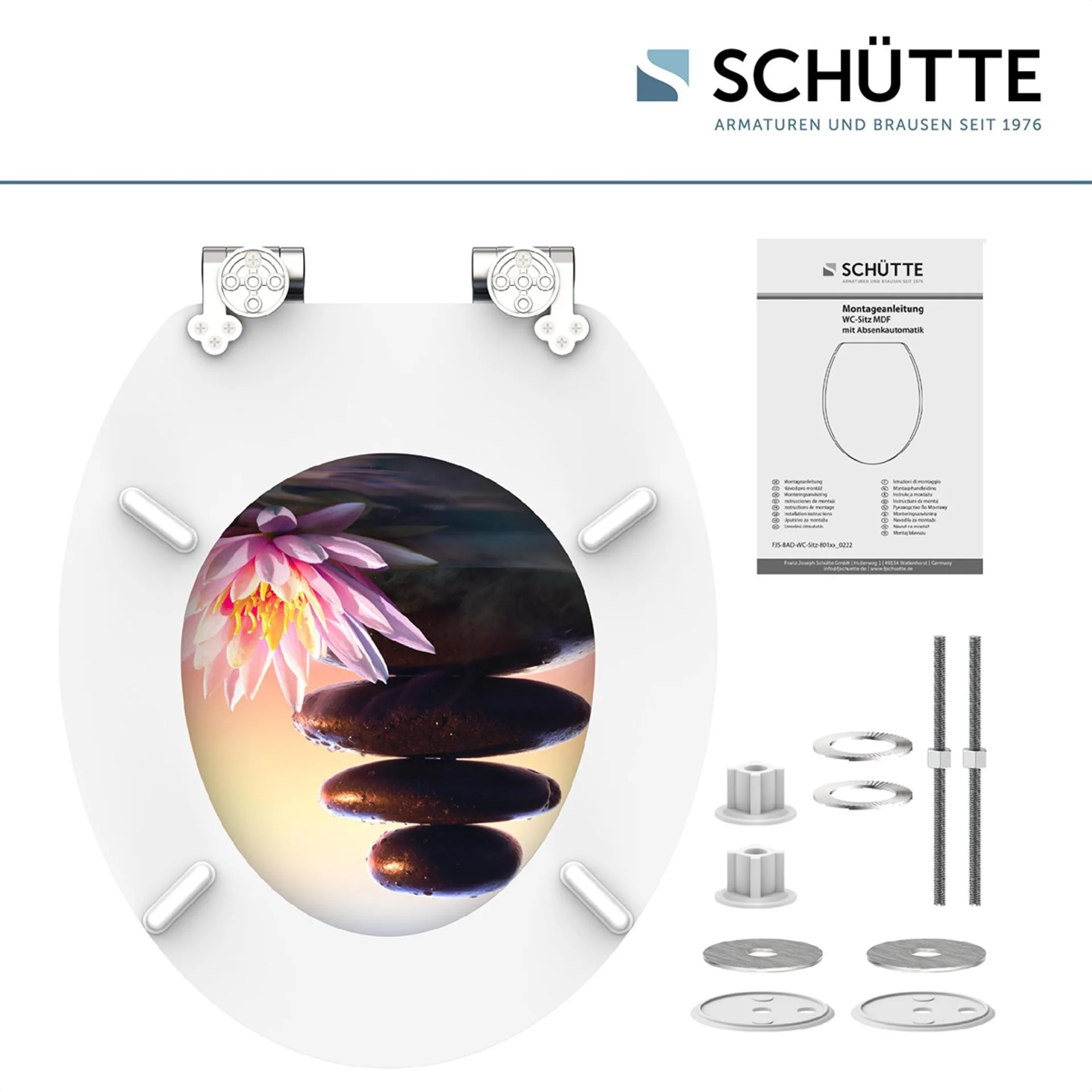 Schütte SUNSET DREAM WC-Sitz, mit Absenkautomatik