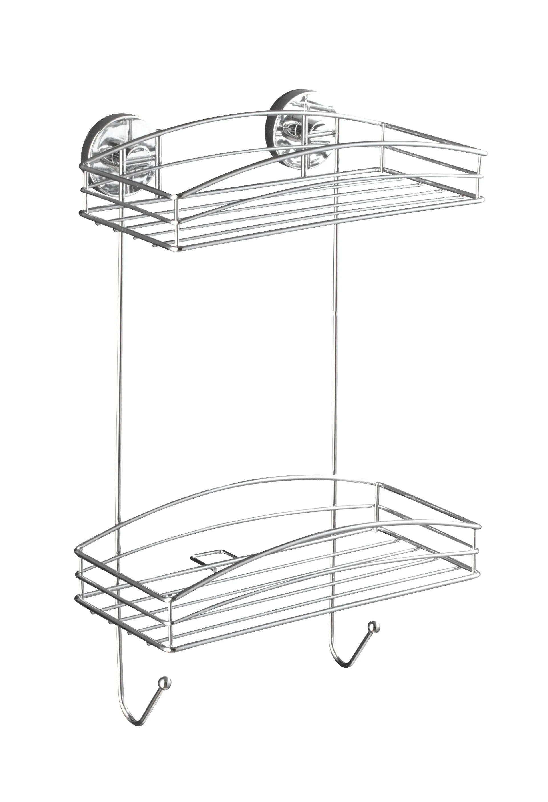 WENKO Duschablage, Chrom glänzend, Vacuum-Loc
