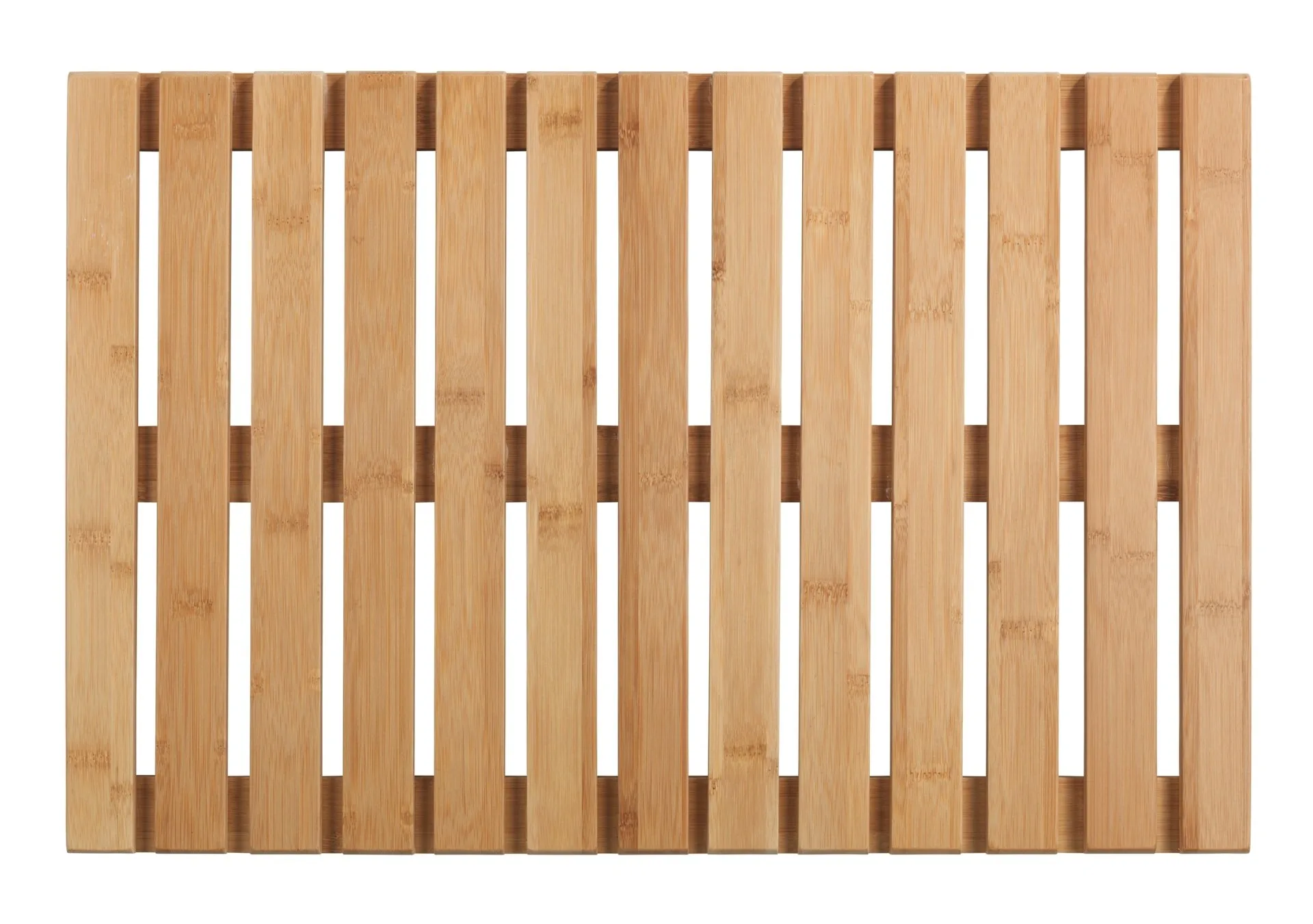 WENKO BAMBUS Badematte 40 x 60 cm, Braun, Indoor & Outdoor
