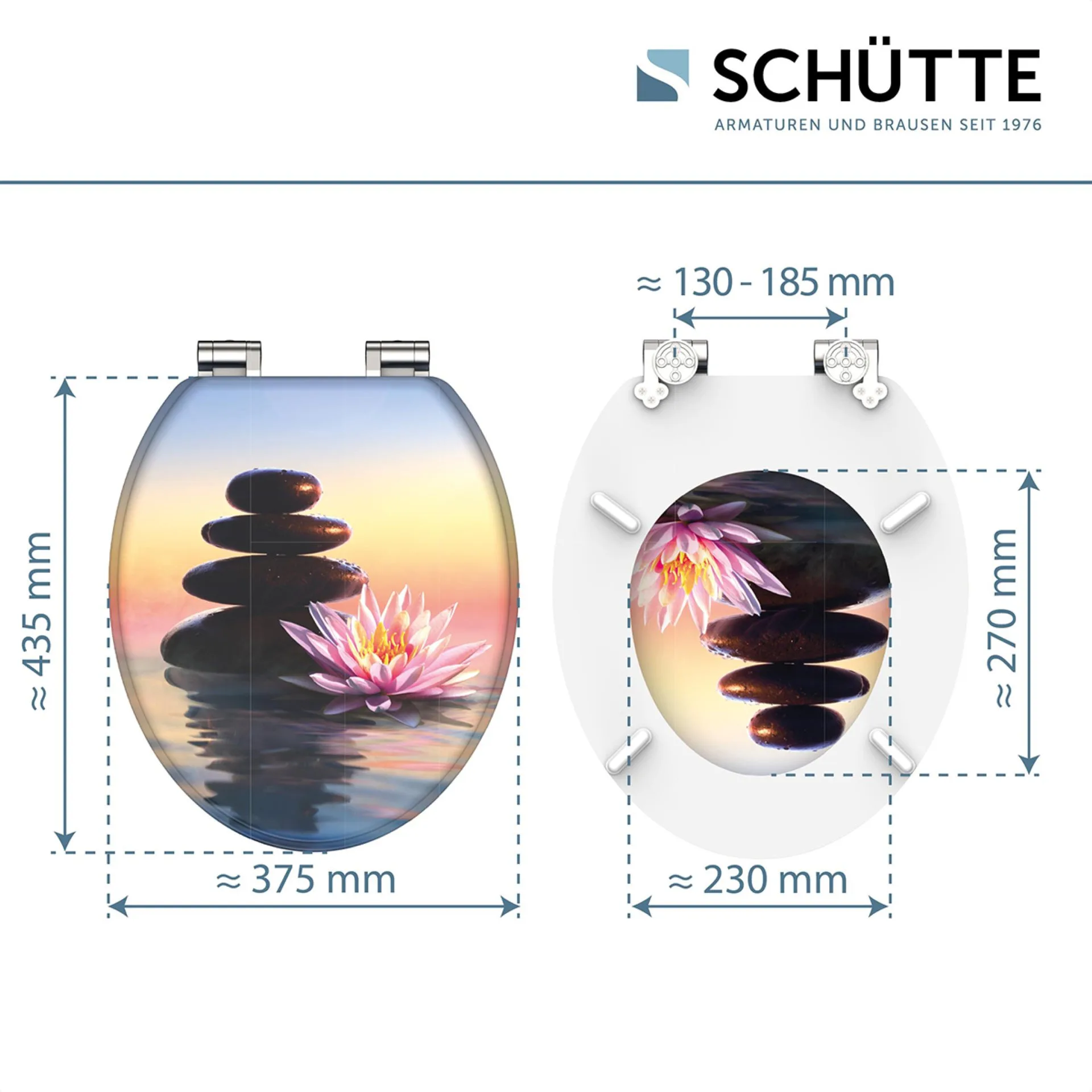 Schütte SUNSET DREAM WC-Sitz, mit Absenkautomatik