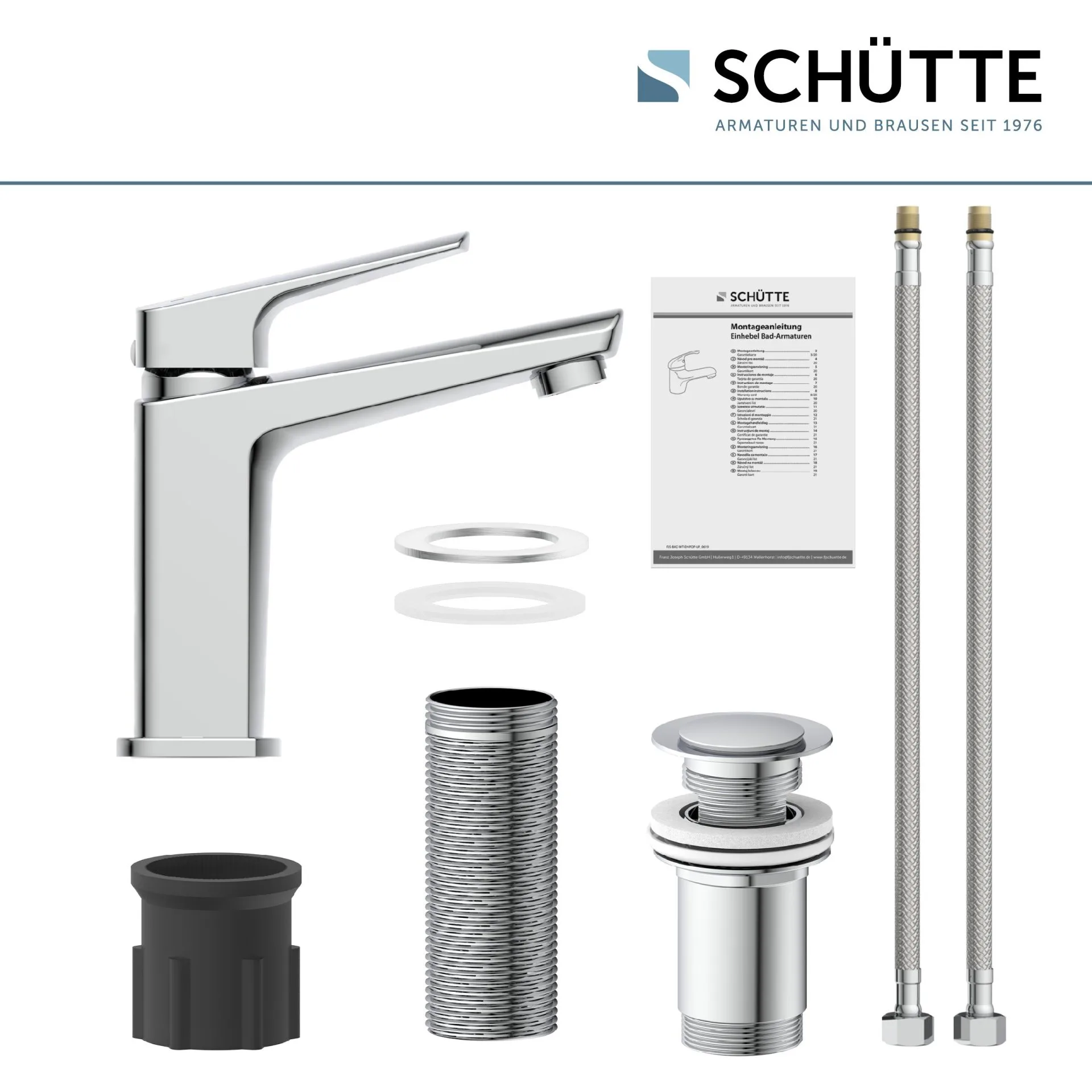 Schütte RAVEN Waschtischarmatur, Chrom