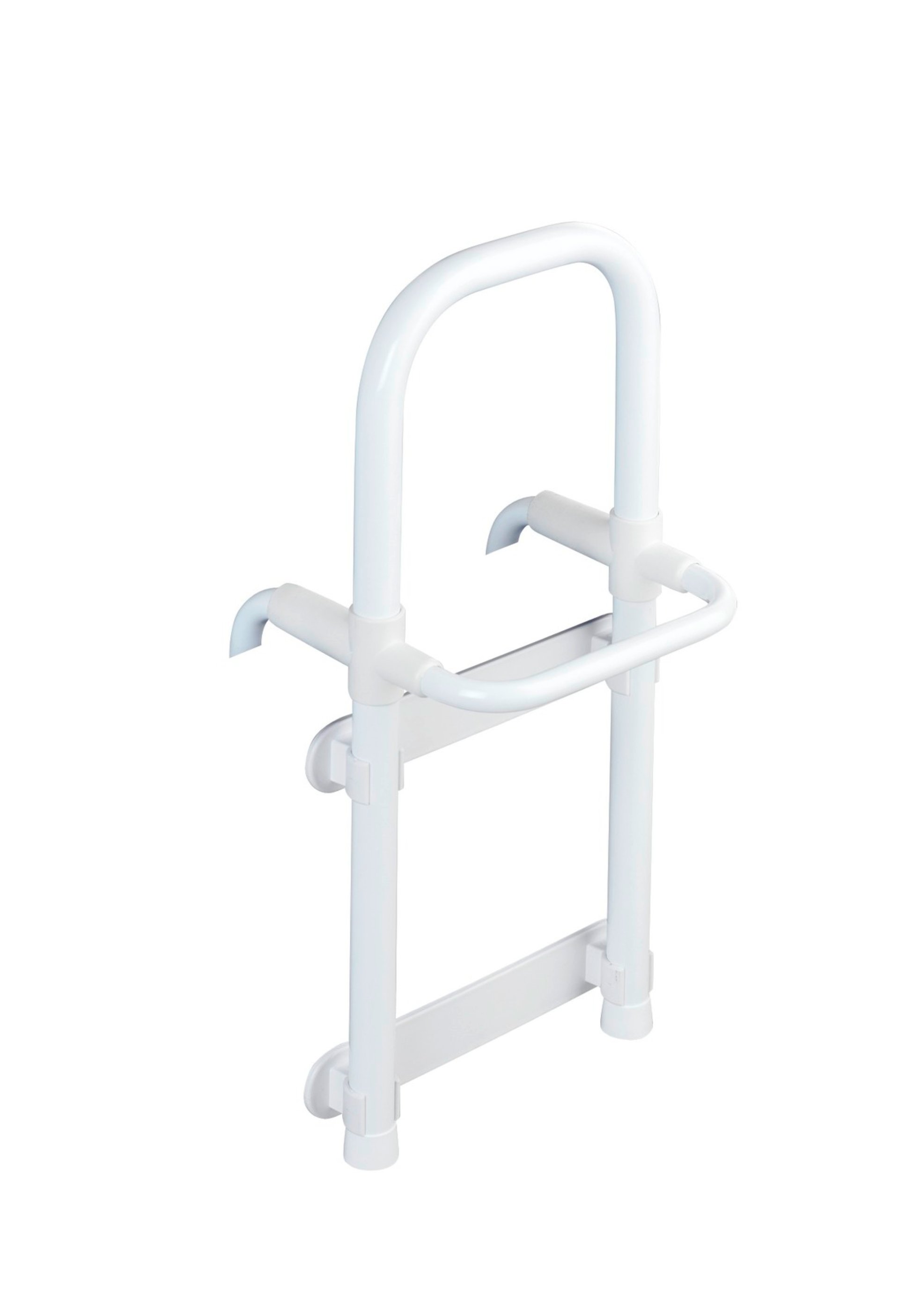 WENKO SECURA Badewannen-Einstiegshilfe, Weiß, verstellbar, 120 kg Tragkraft