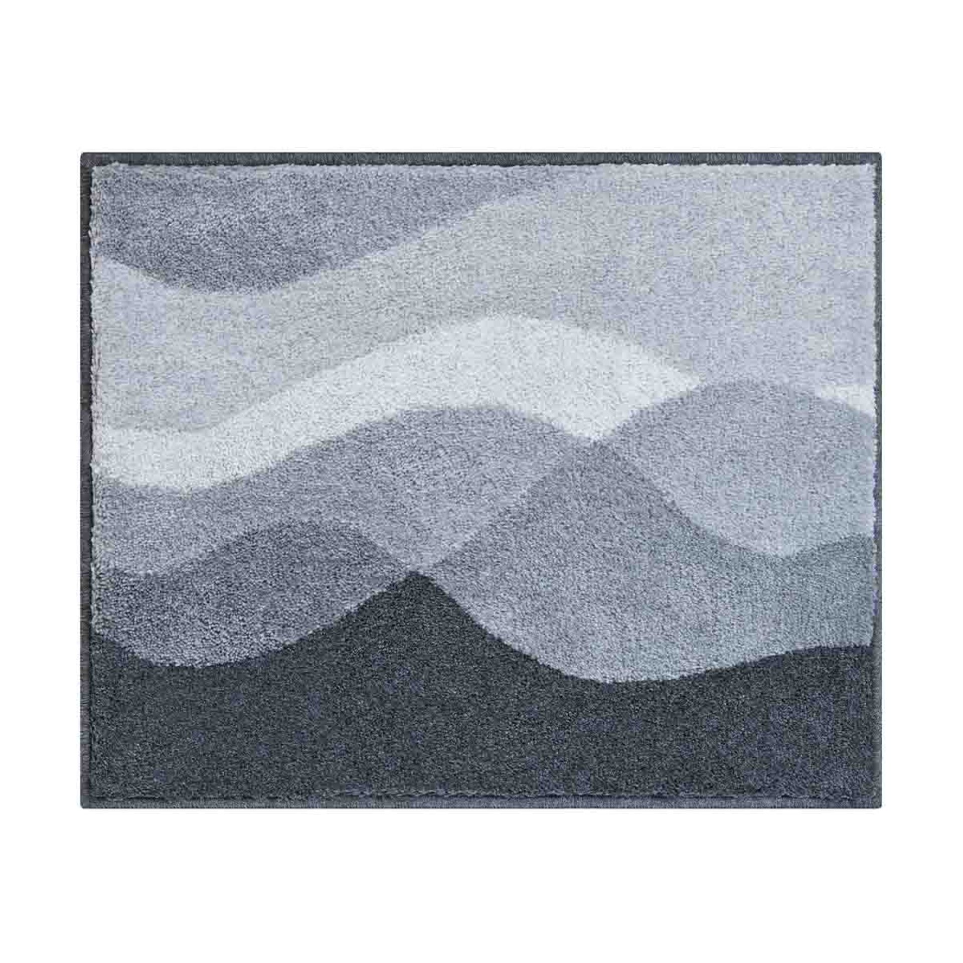 GRUND HILLS Badematte 55 x 65 cm, Grau