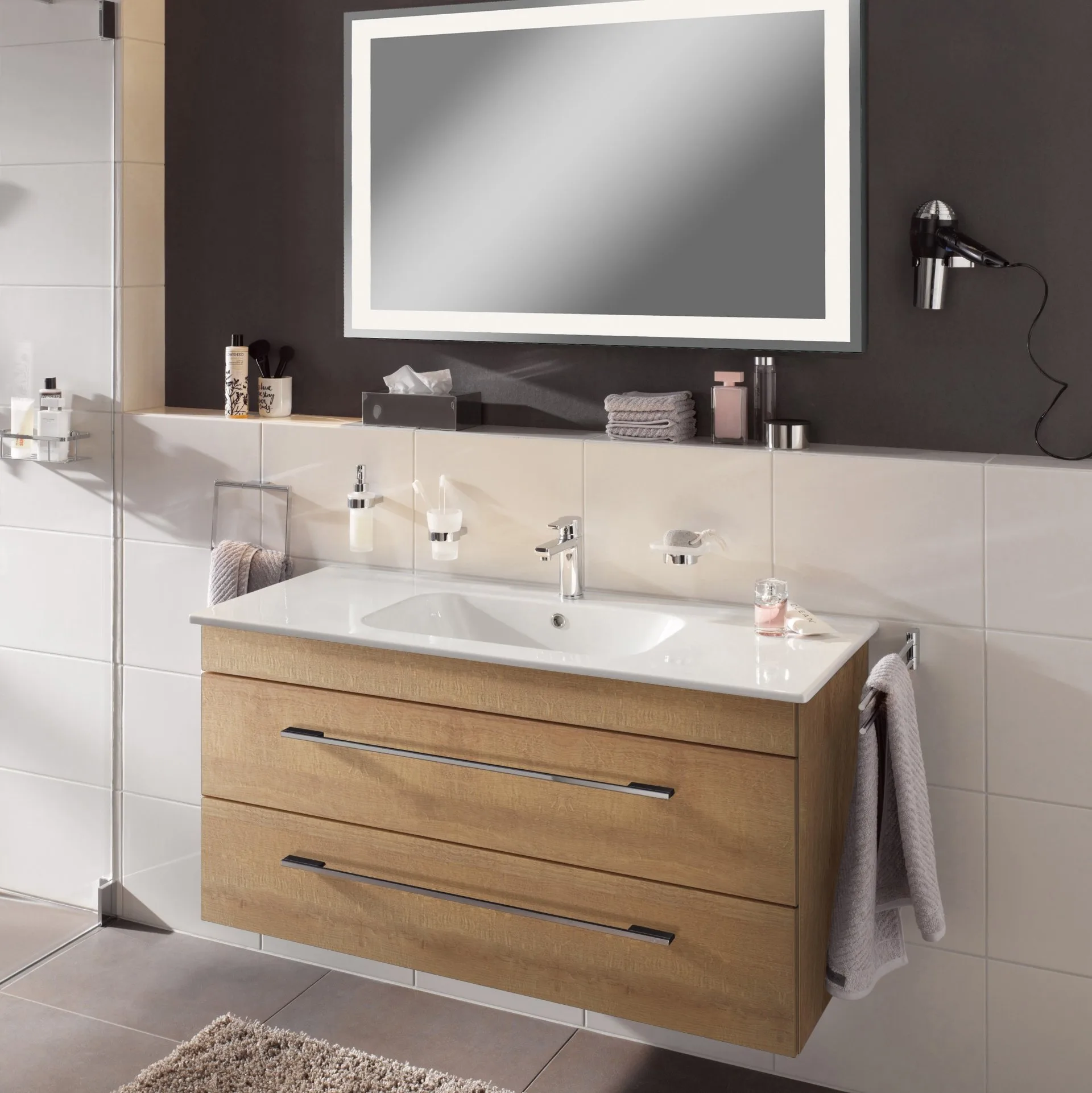 Lanzet K5 Keramik Waschbecken 121 cm
