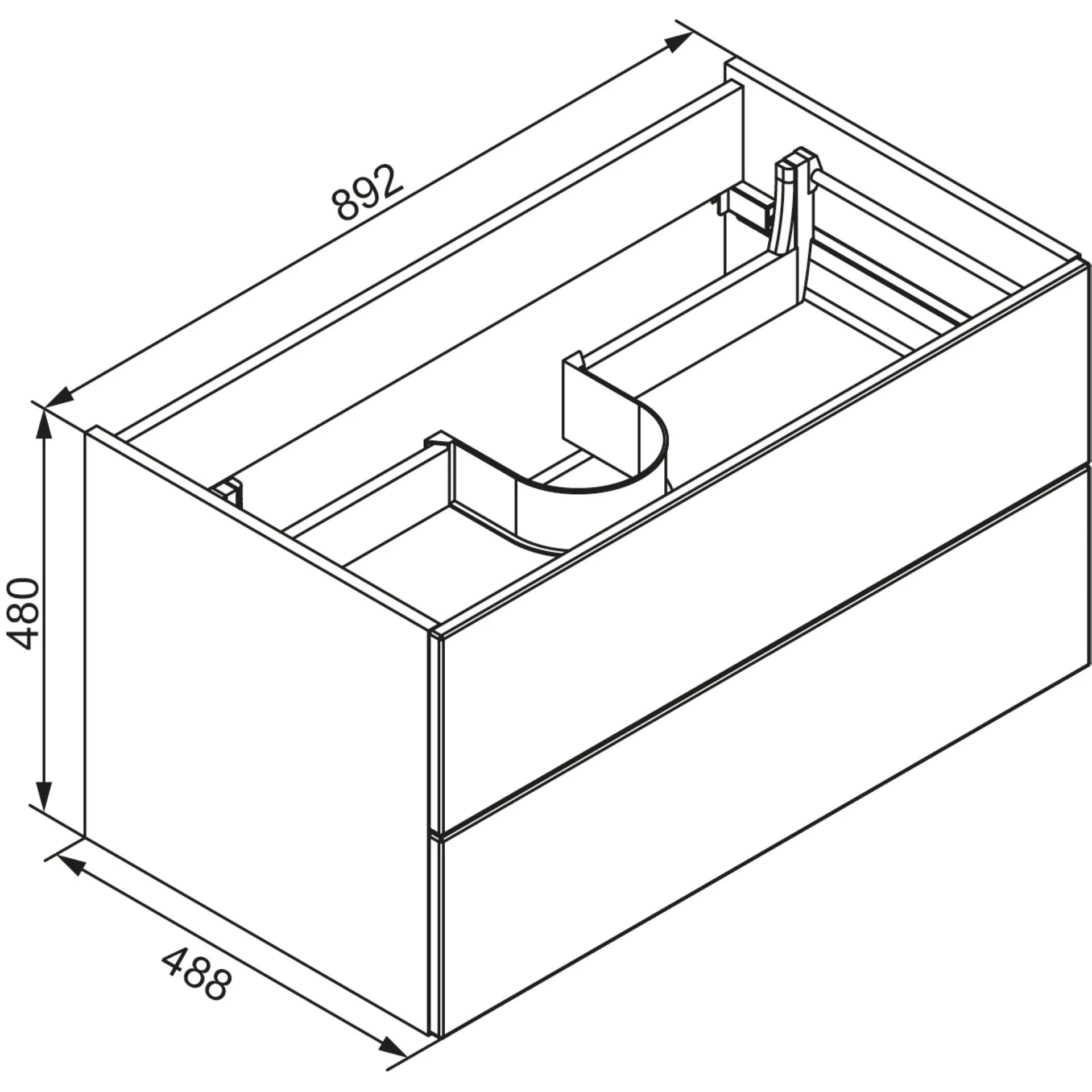LANZET M9 Waschtisch Set mit Spiegelschrank 100 cm breit, Weiß, Waschbecken Gussmarmor Weiß + Waschbeckenbeleuchtung