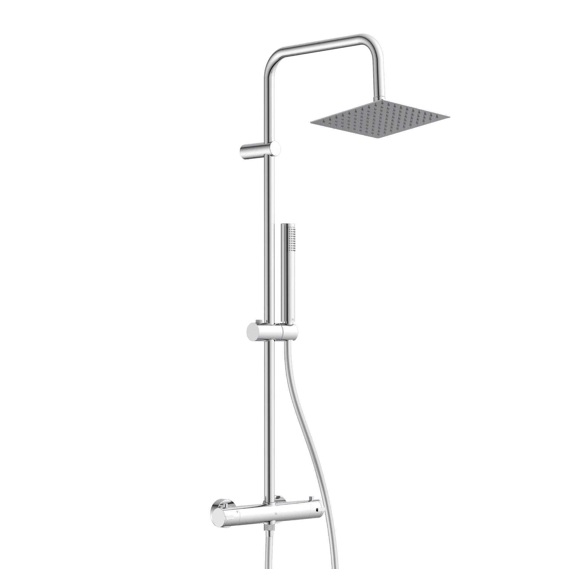 EISL SHOWERSTAR Überkopfbrause-Set, Chrom, mit Thermostatarmatur
