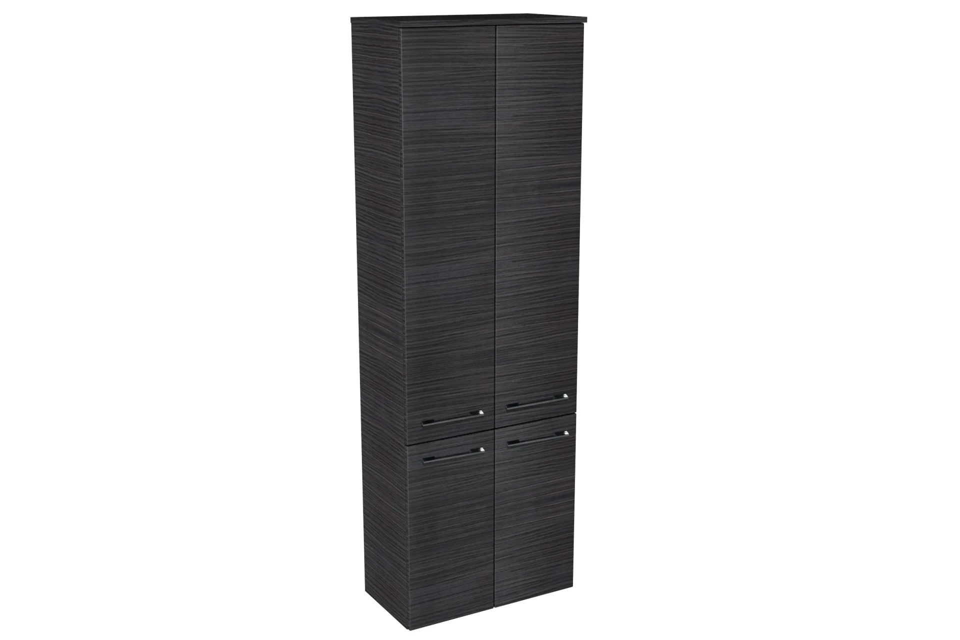 Lanzet Hochschrank 60 cm, Schwarz