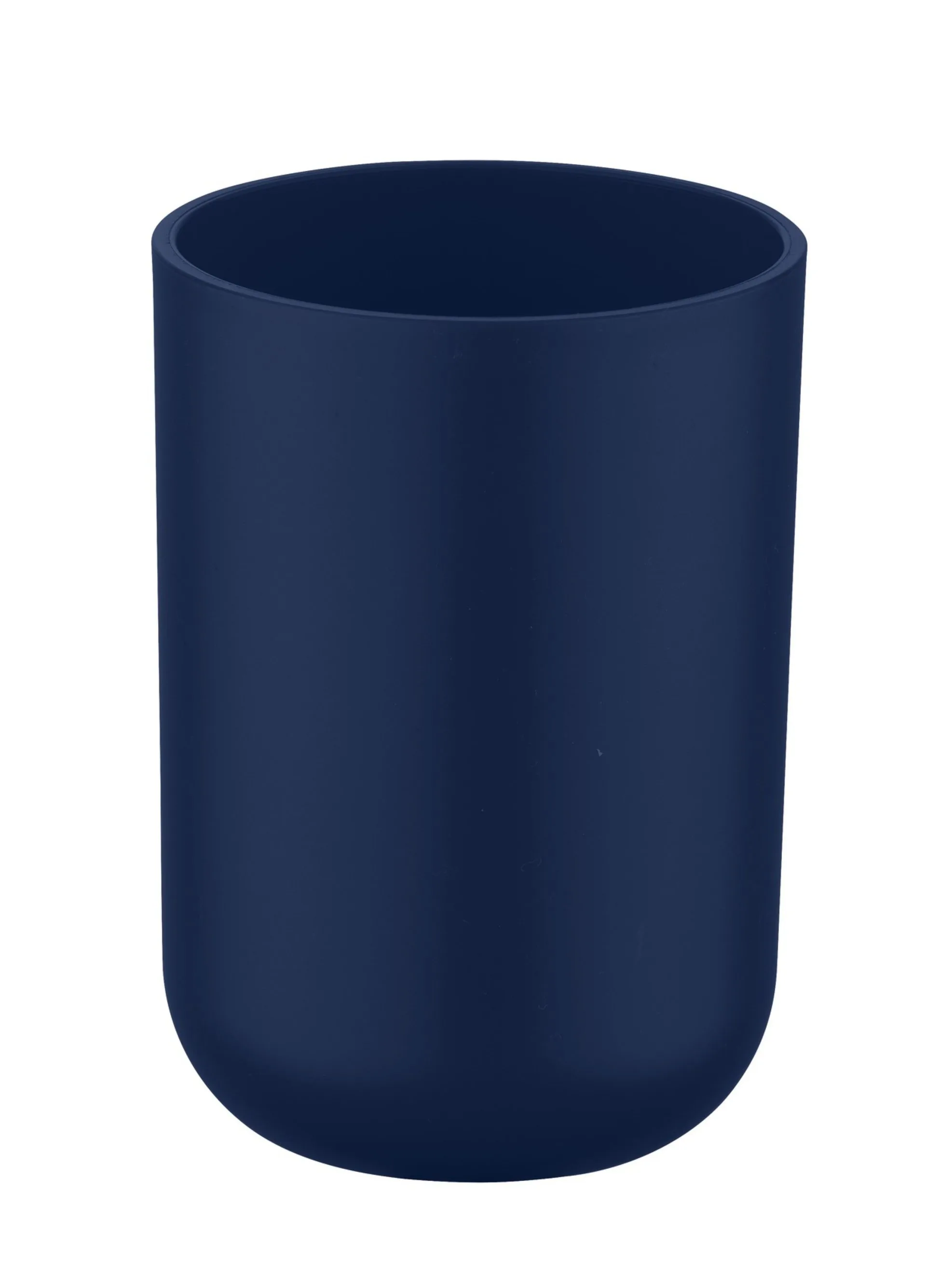 WENKO BRASIL Accessoire Set, Blau, Zahnputzbecher, Seifenspender, WC-Garnitur, Kosmetikeimer