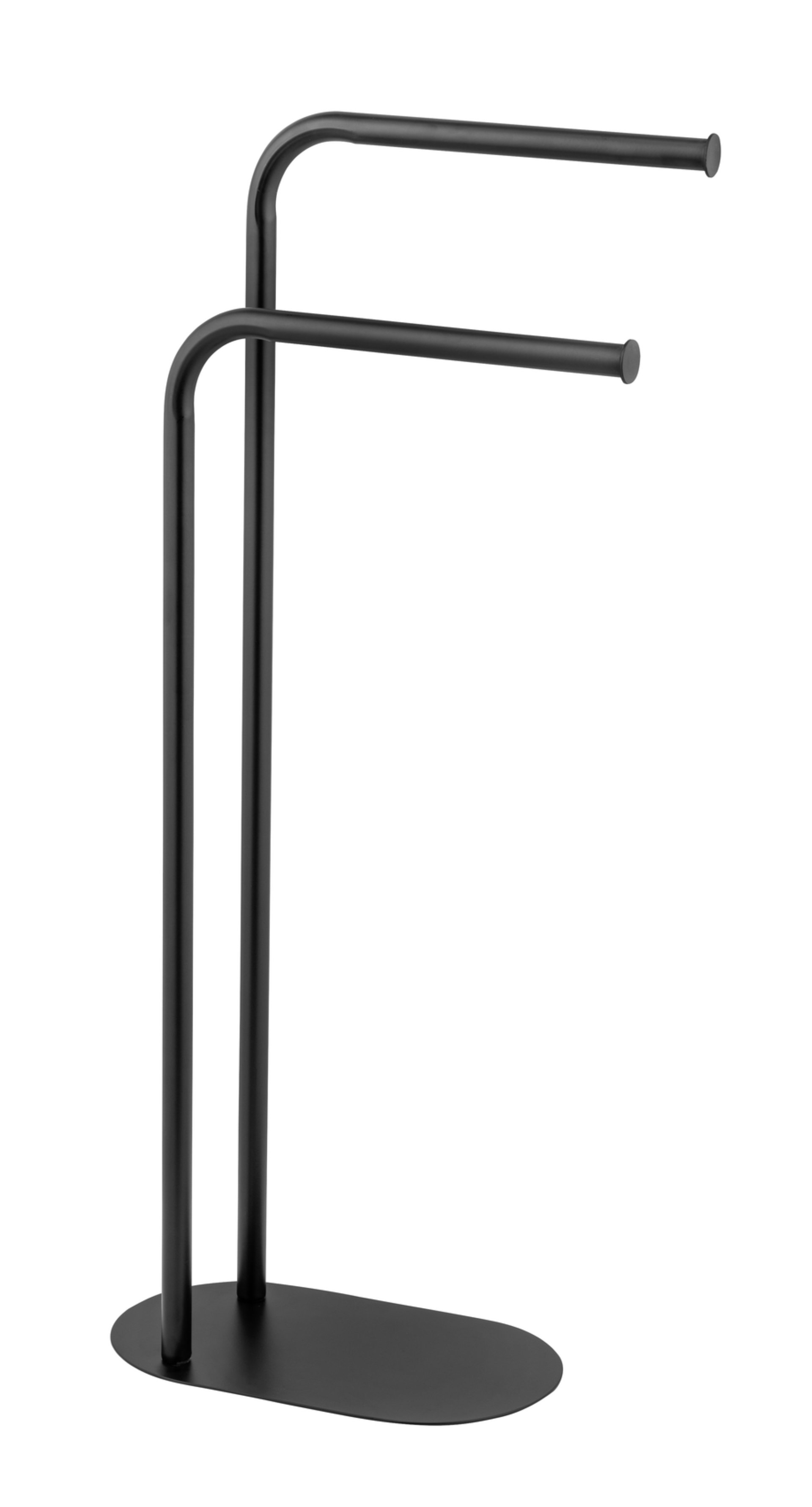 WENKO LEVANTE Handtuchhalter, Schwarz, stehend