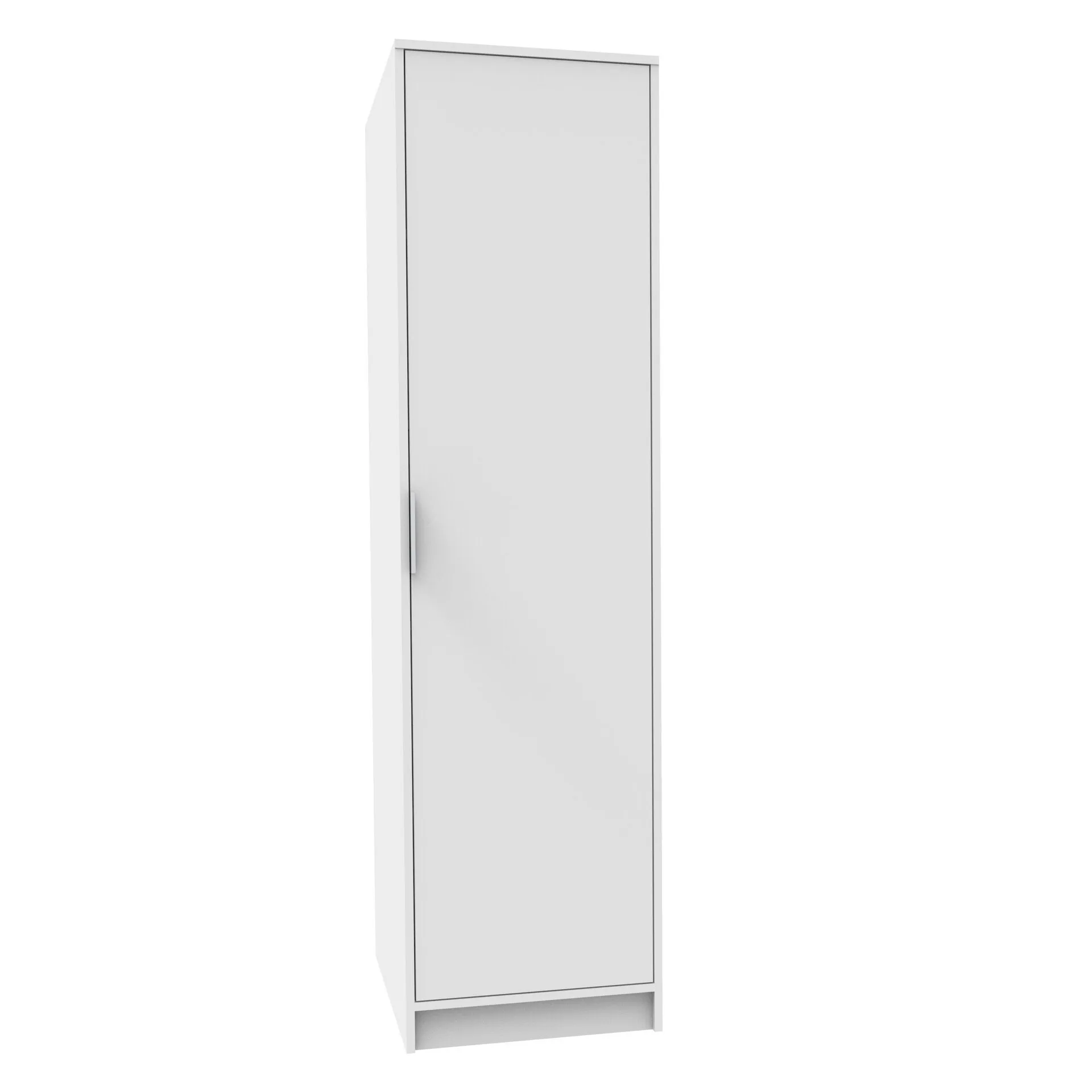 FACKELMANN Putzschrank 50 cm breit, Weiß, mit verstellbaren Füßen