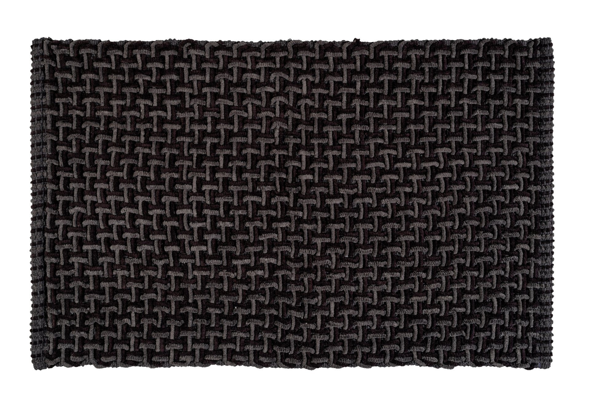 WENKO ECOLI Badteppich 50 x 80 cm, Schwarz