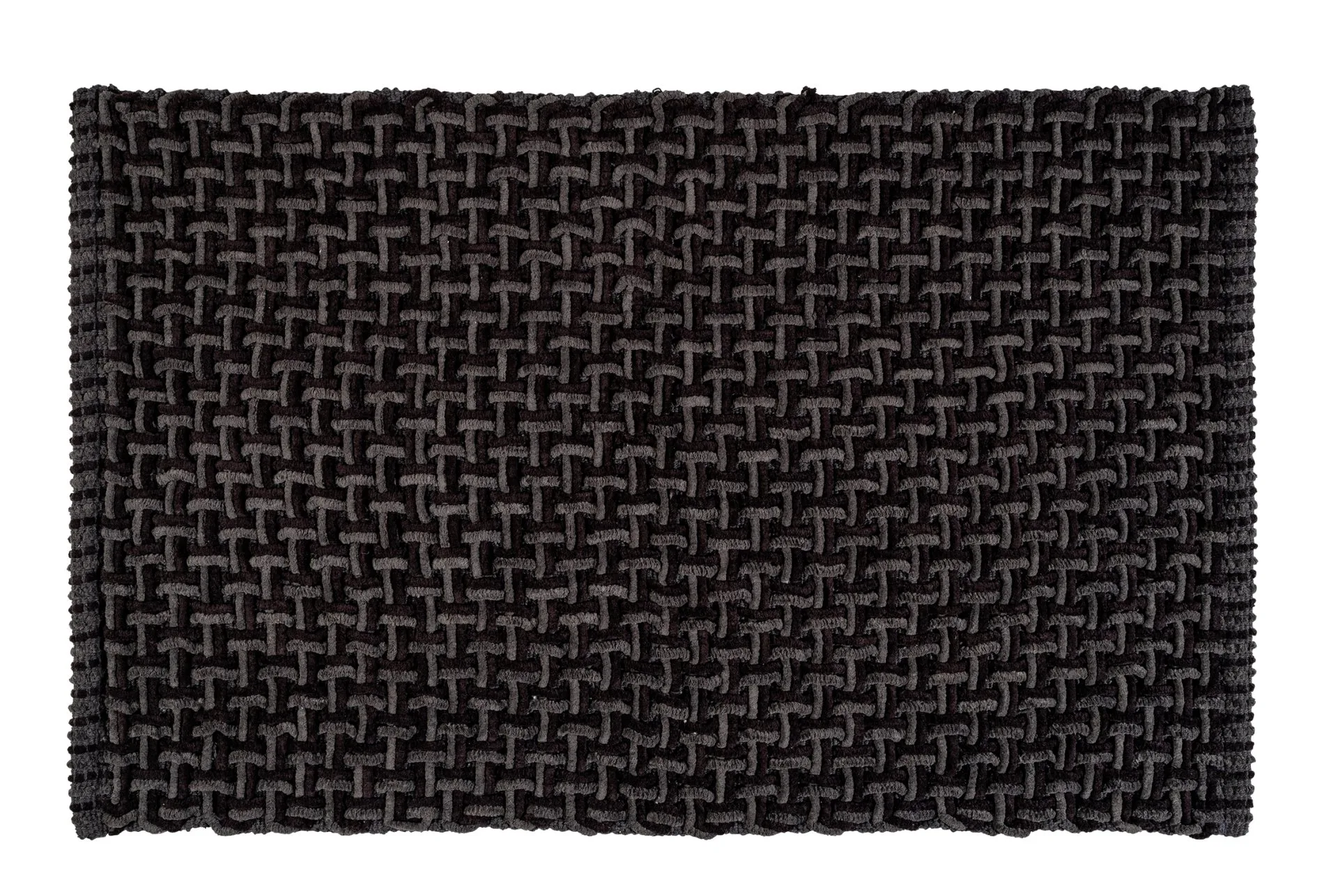 WENKO ECOLI Badteppich 50 x 80 cm, Schwarz