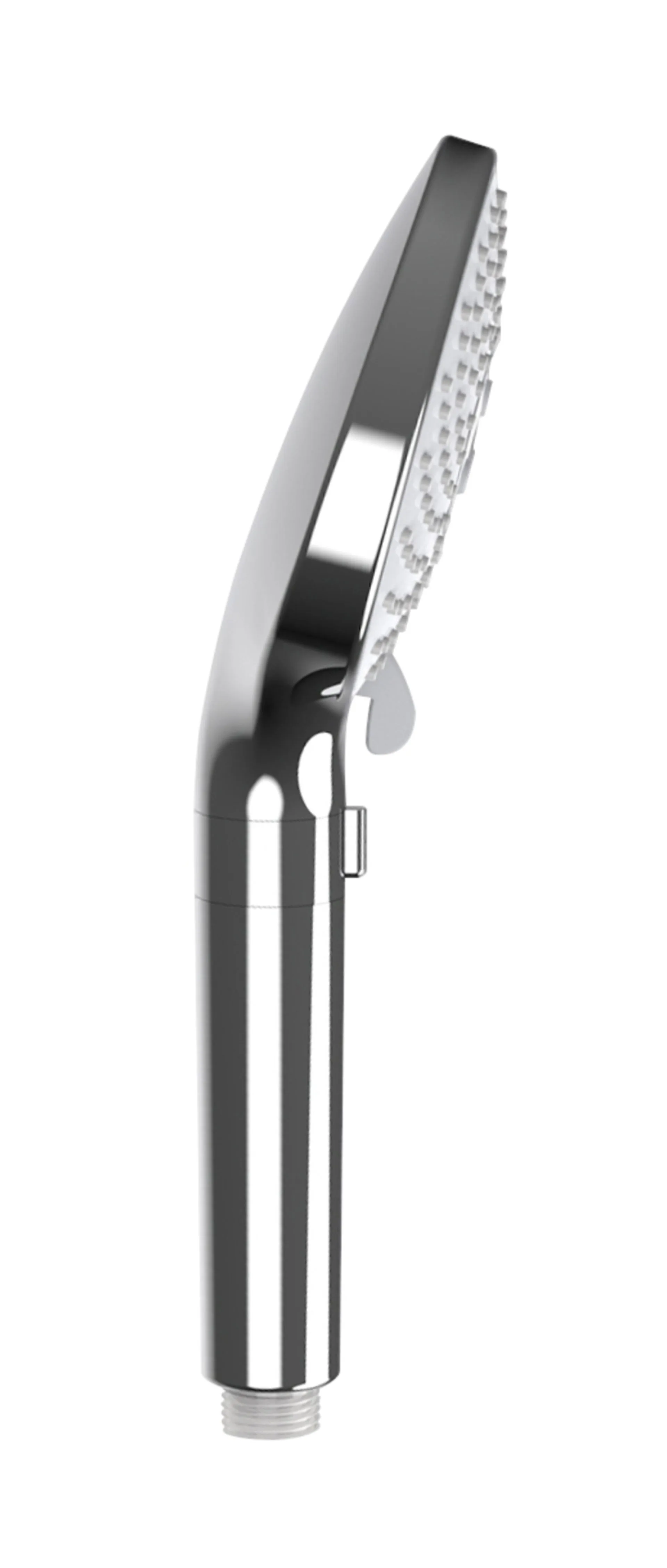 WENKO Duschkopf Ø 12 cm, Chrom/Weiß, mit Wassersparsystem, 3 verschiedene Wasserstrahlarten