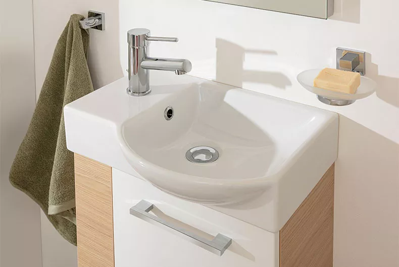 Armatur im Gästebad