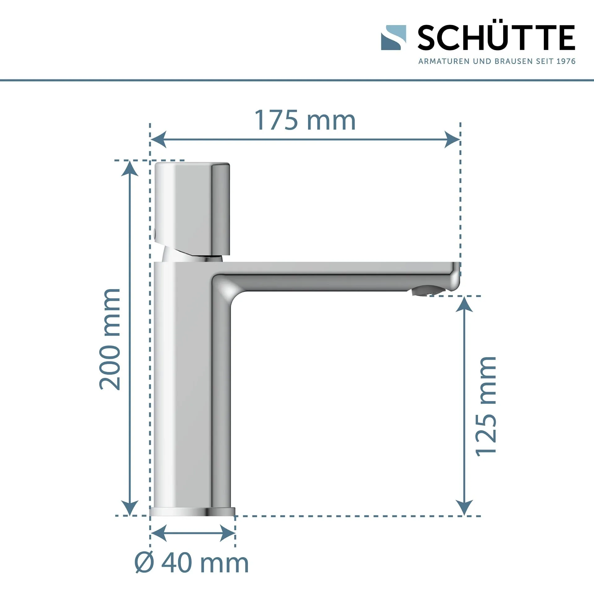 Schütte NEW YORK Waschtischarmatur, Chrom