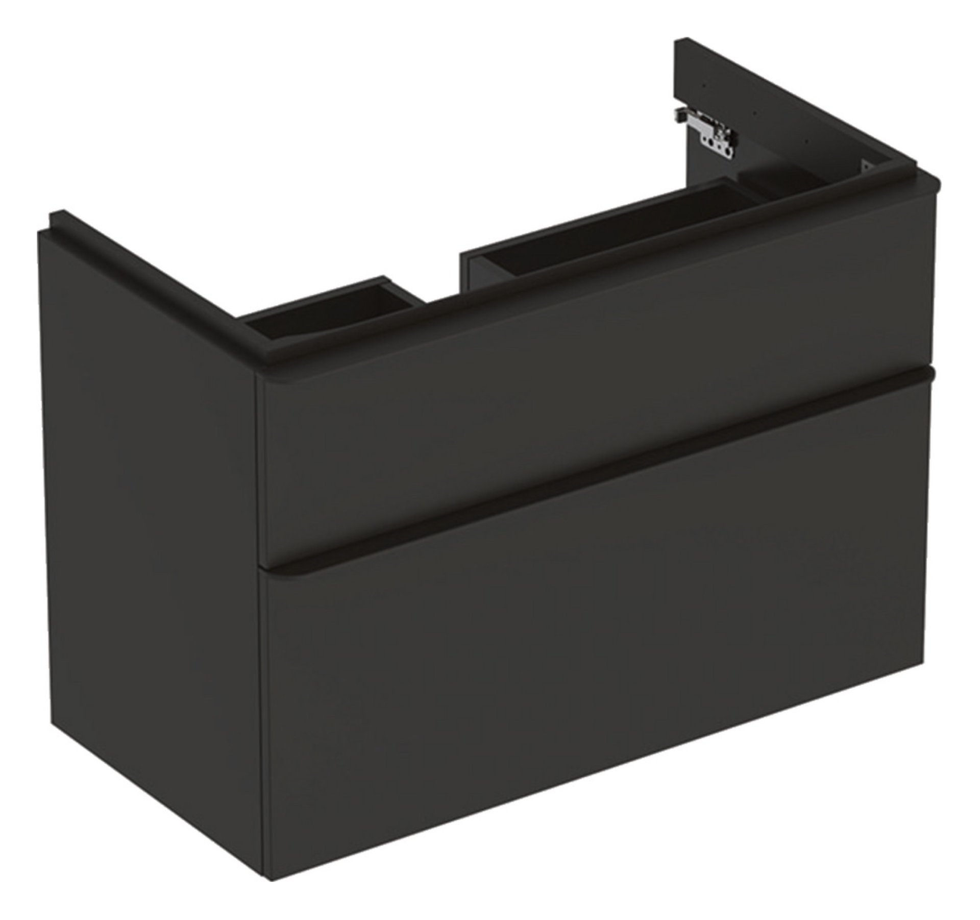 GEBERIT SMYLE SQUARE Waschbeckenunterschrank 88,4 cm breit, Anthrazit