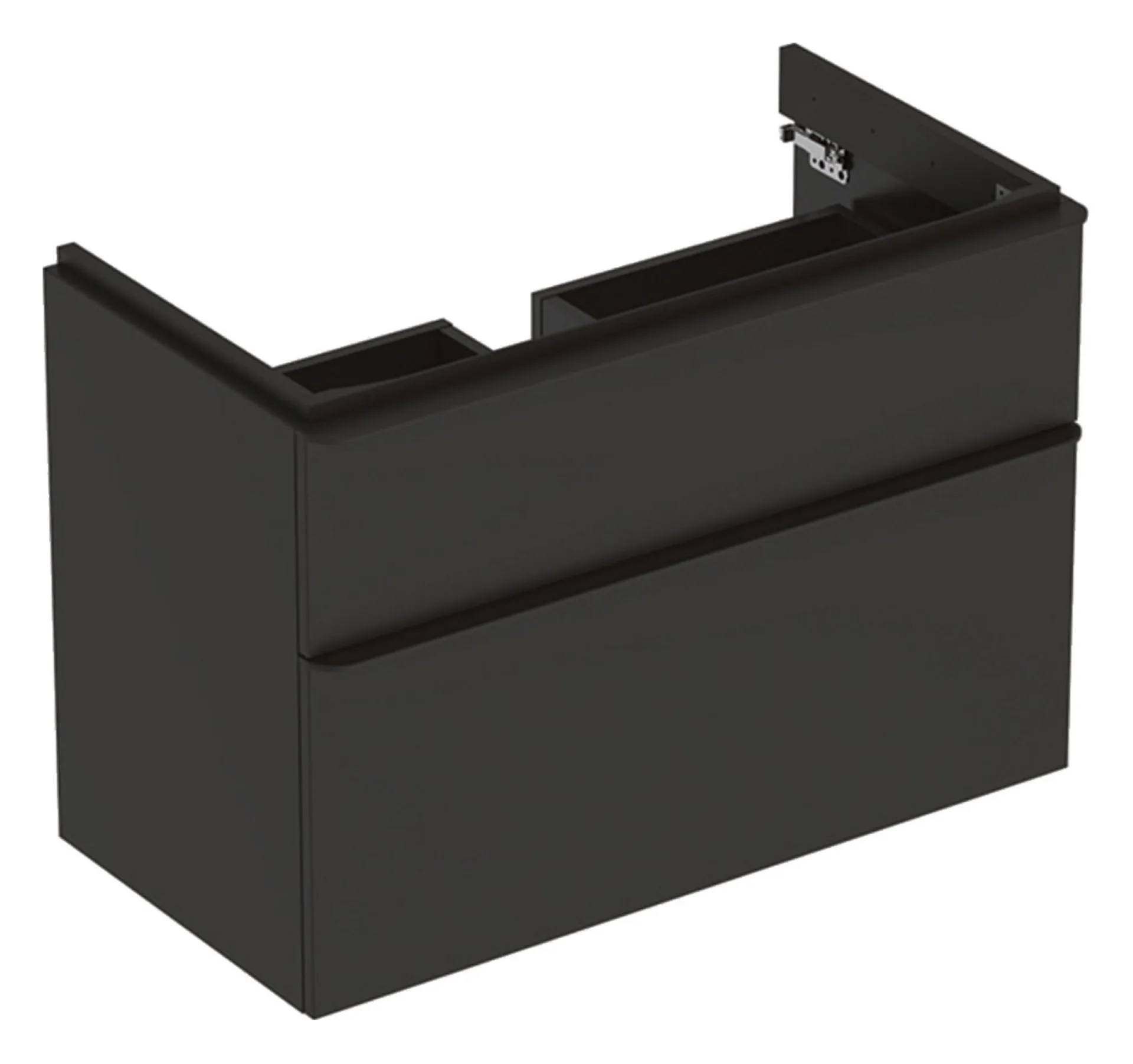 GEBERIT SMYLE SQUARE Waschbeckenunterschrank 88,4 cm breit, Anthrazit