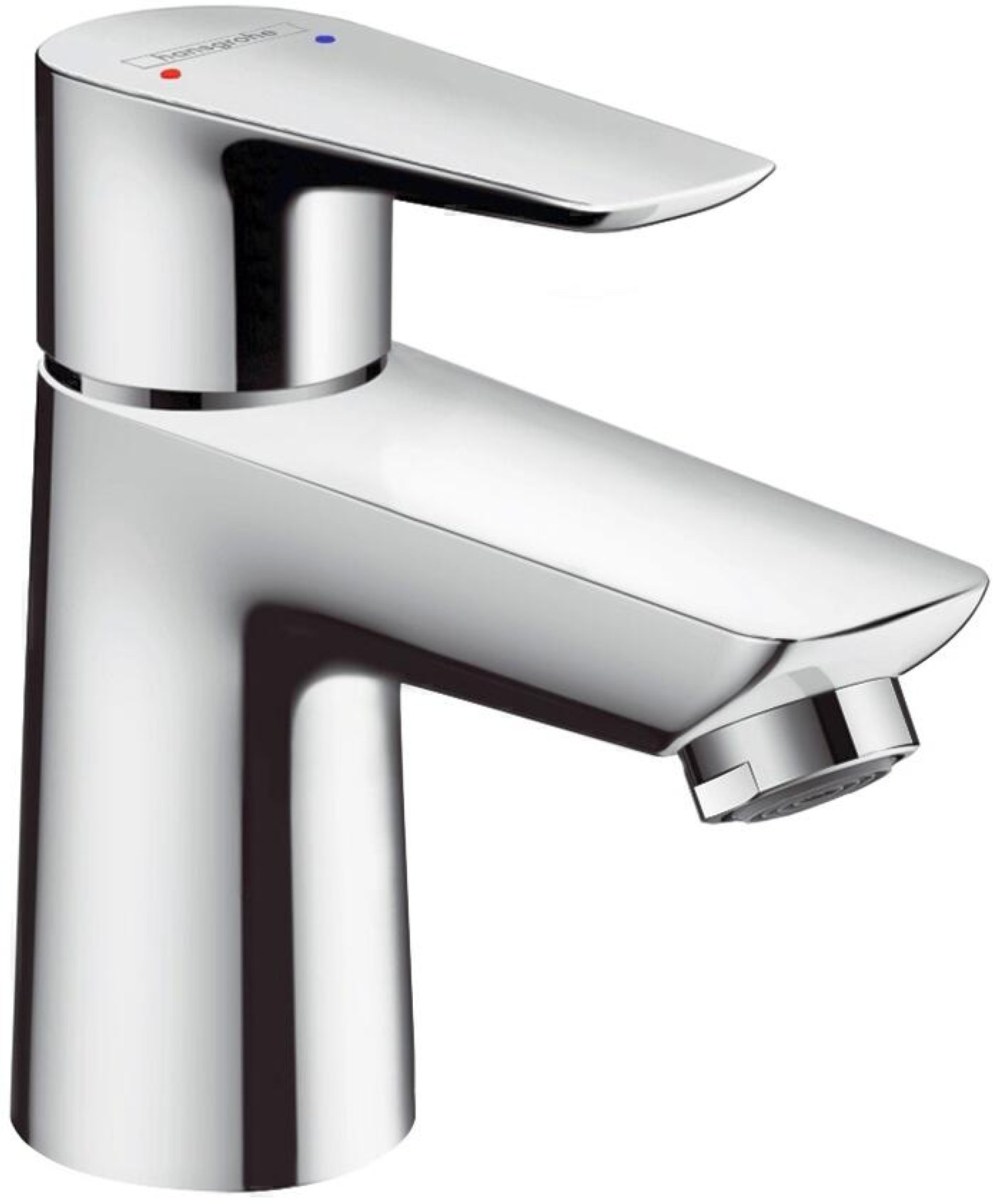 HANSGROHE TALIS E 80 Waschtischarmatur, Chrom, mit Ablaufgarnitur, für Niederdruck