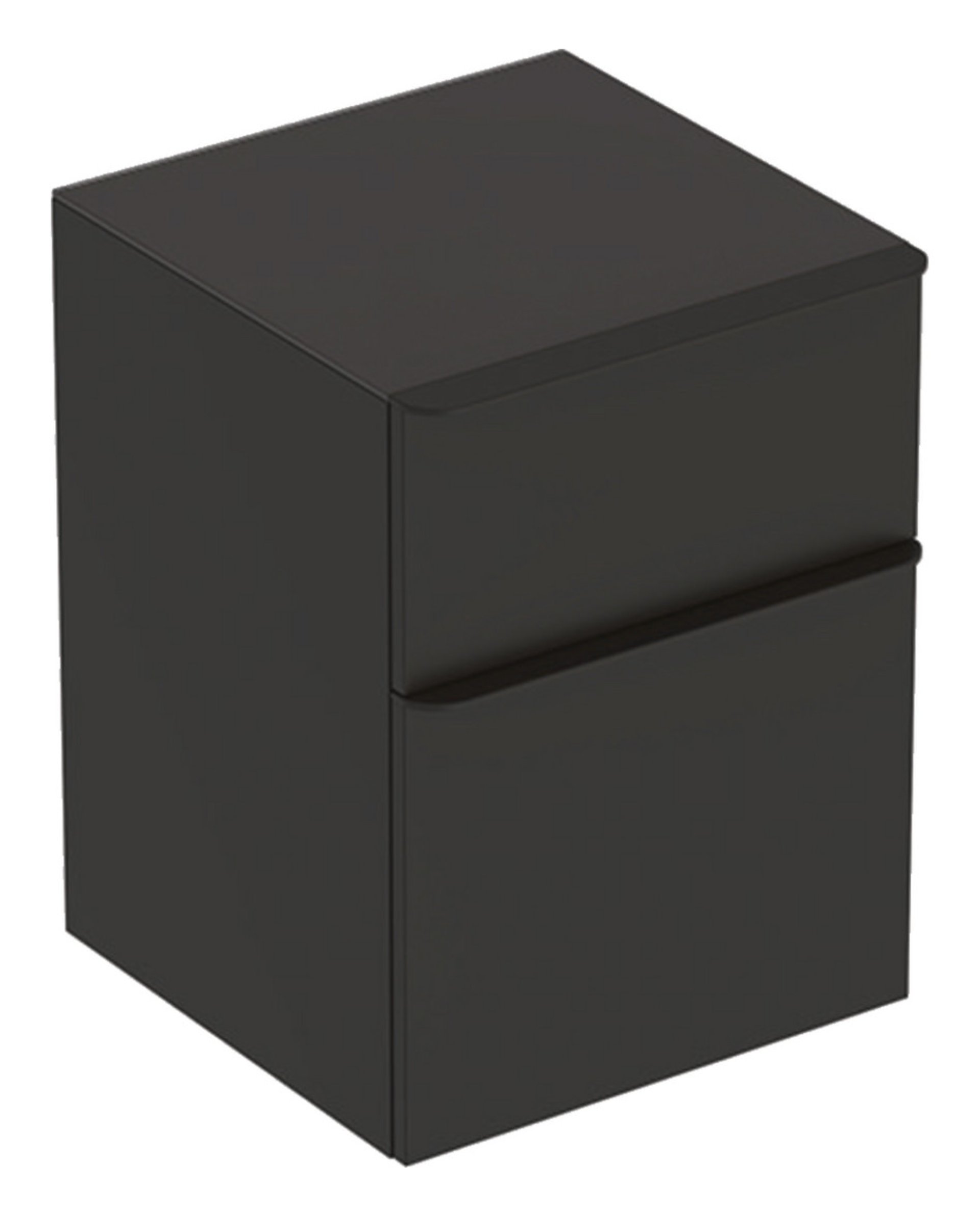 GEBERIT SMYLE SQUARE Seitenschrank 45 cm breit, Anthrazit, 2 Schubladen