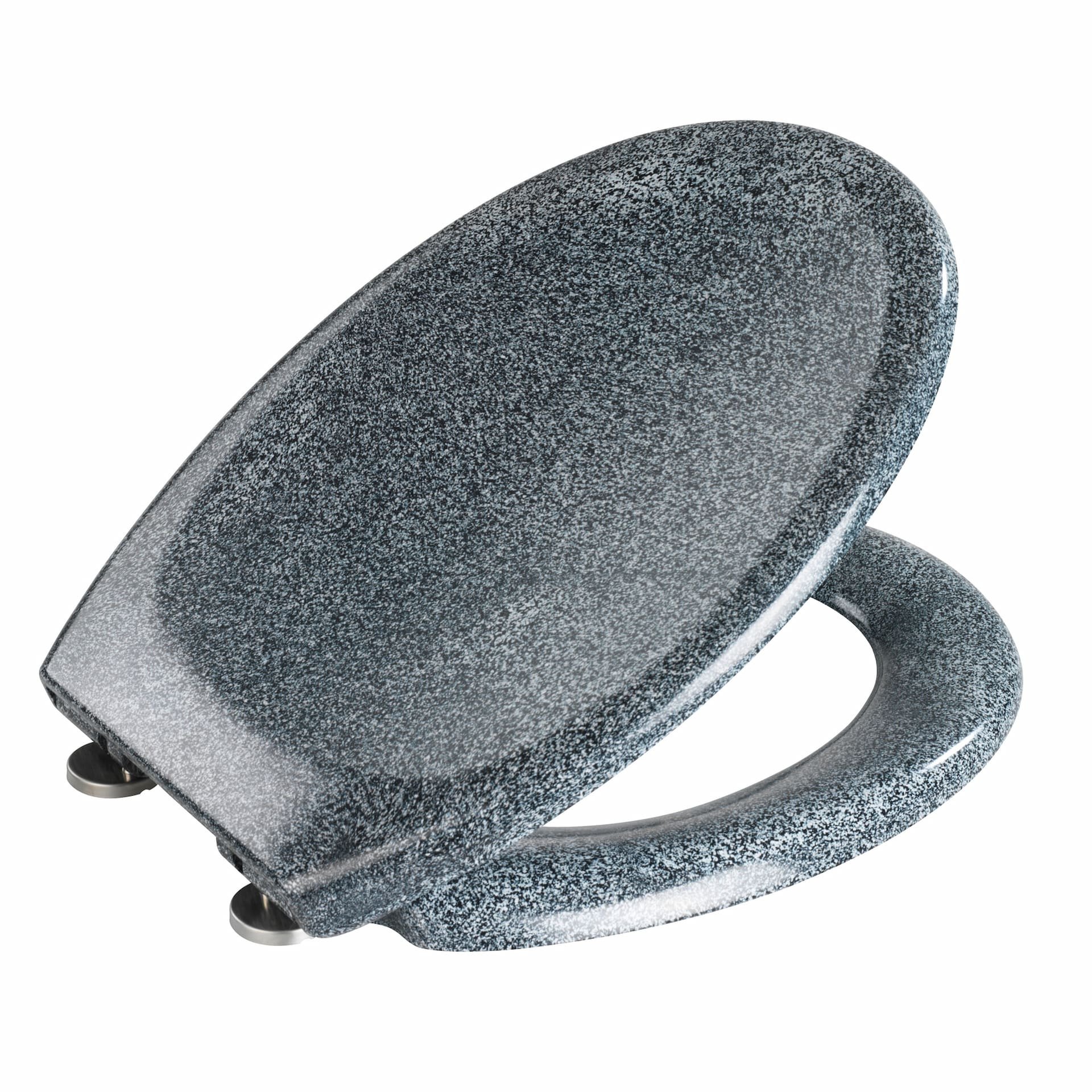 WENKO OTTANA WC-Sitz, Grau, mit Absenkautomatik